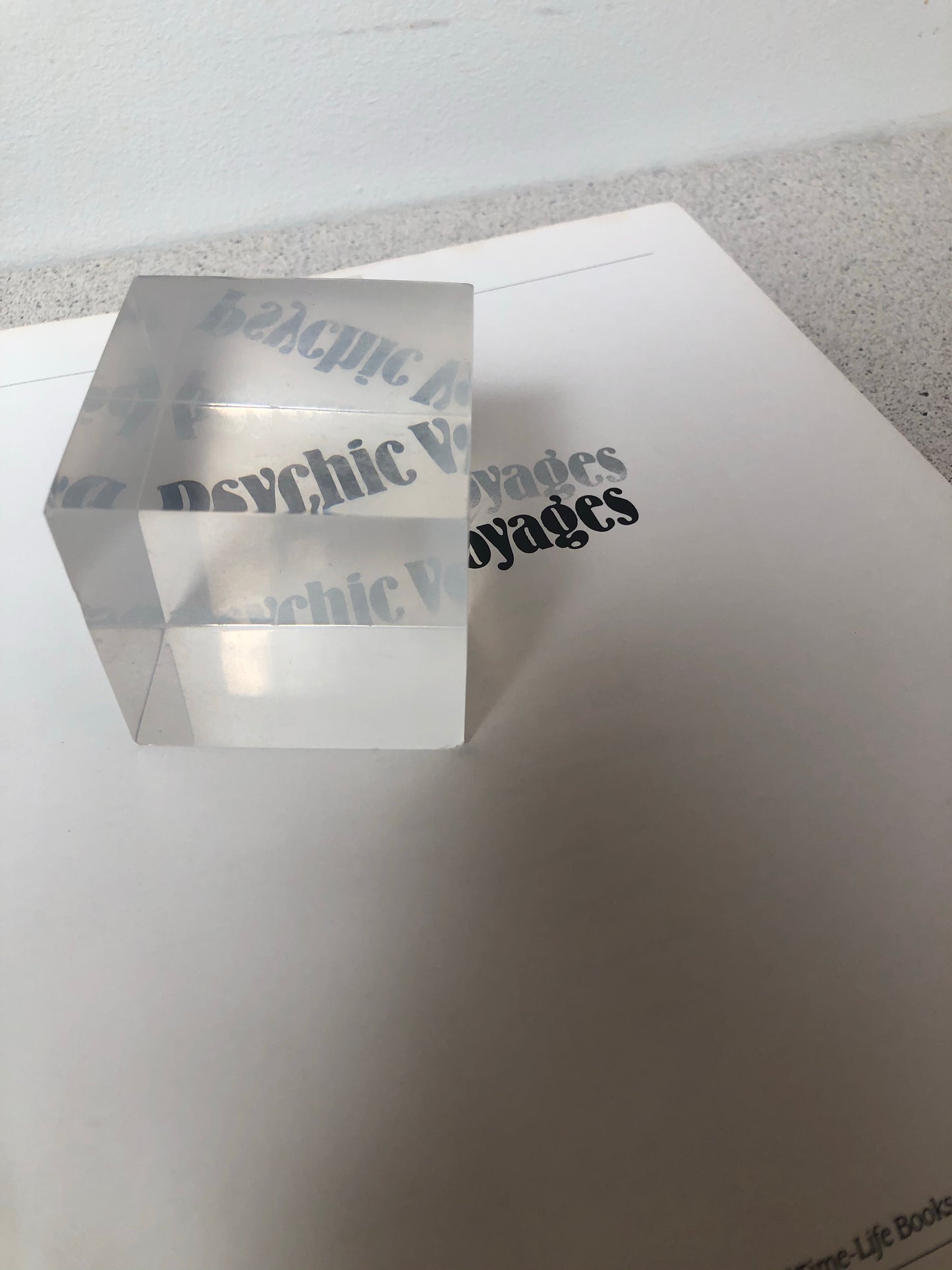 Acrylic Cube Paperweight