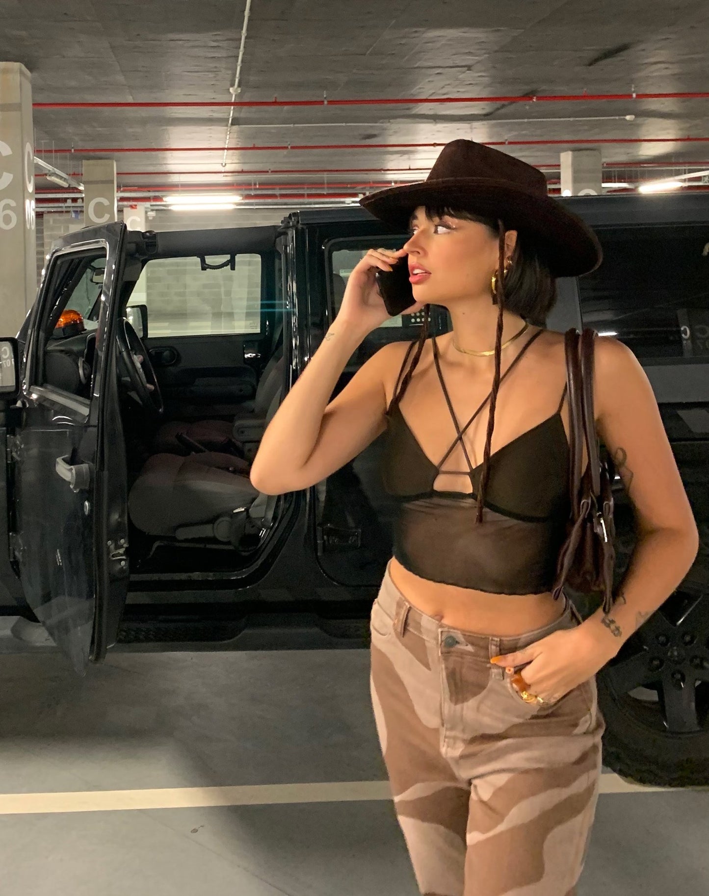 Olgi Crop Tank by Motel Rocks