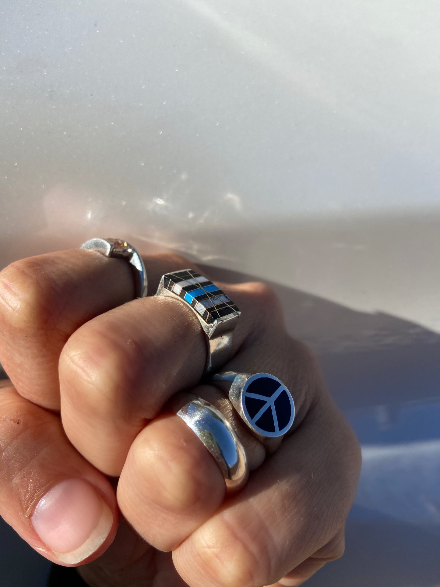 Inlaid Stone Band