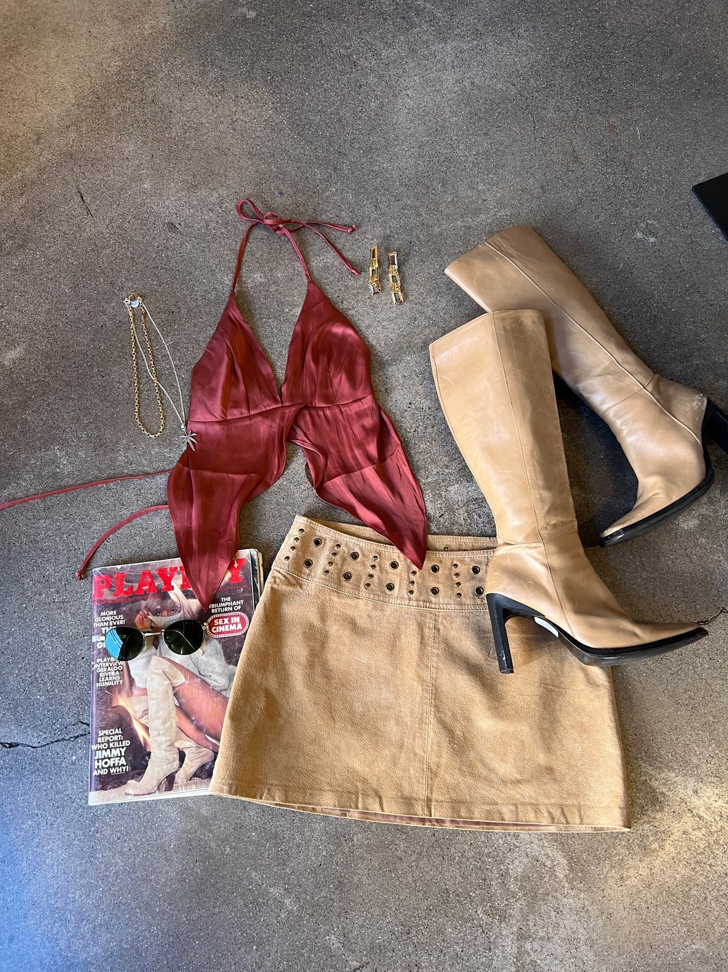 Ashlee Halter Top | Rust