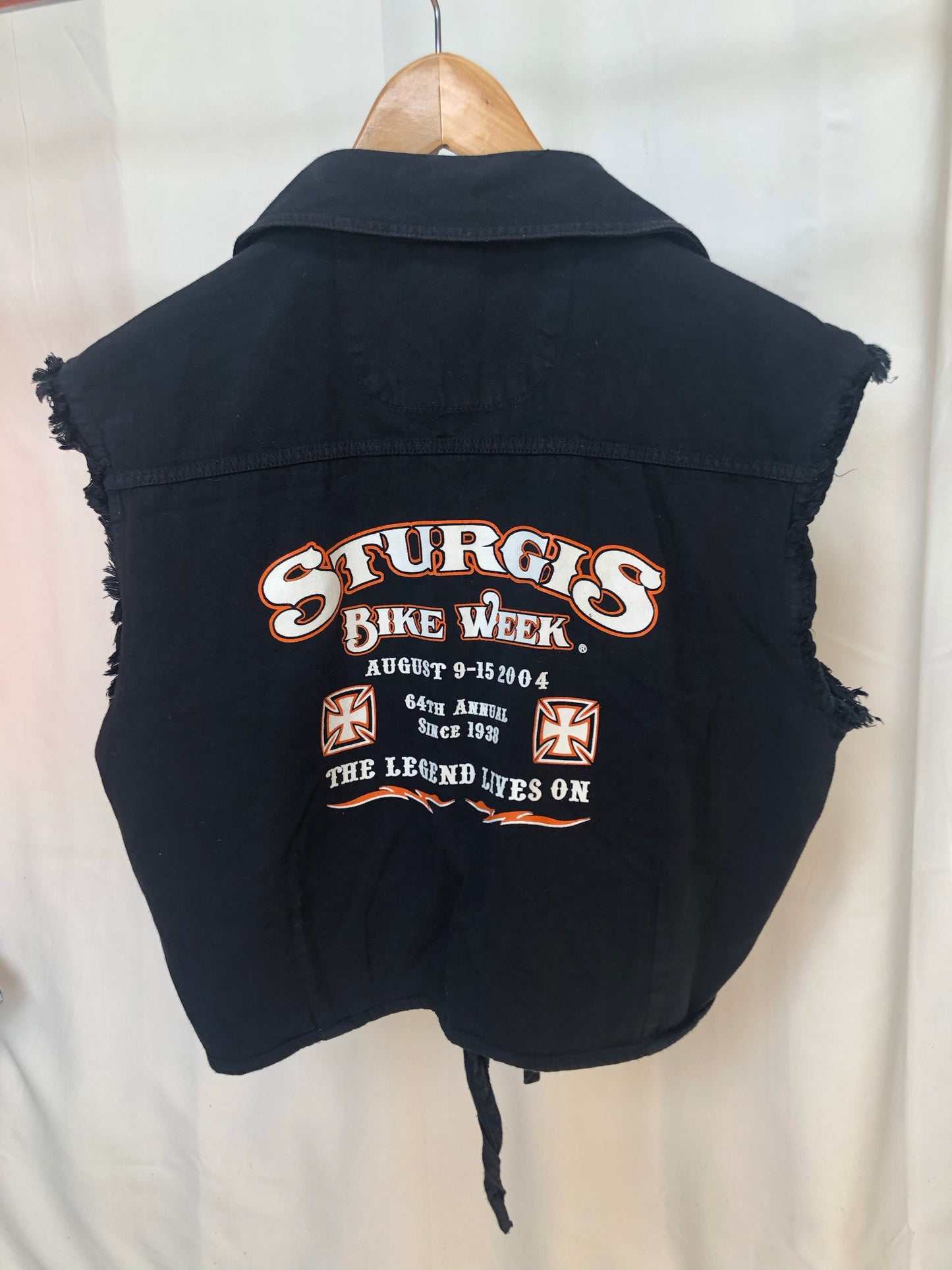 Black Bike Week Tie Top