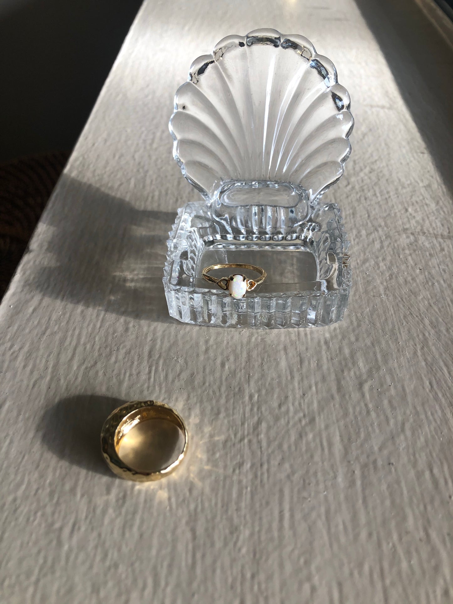 Sea Shells Glass Dish
