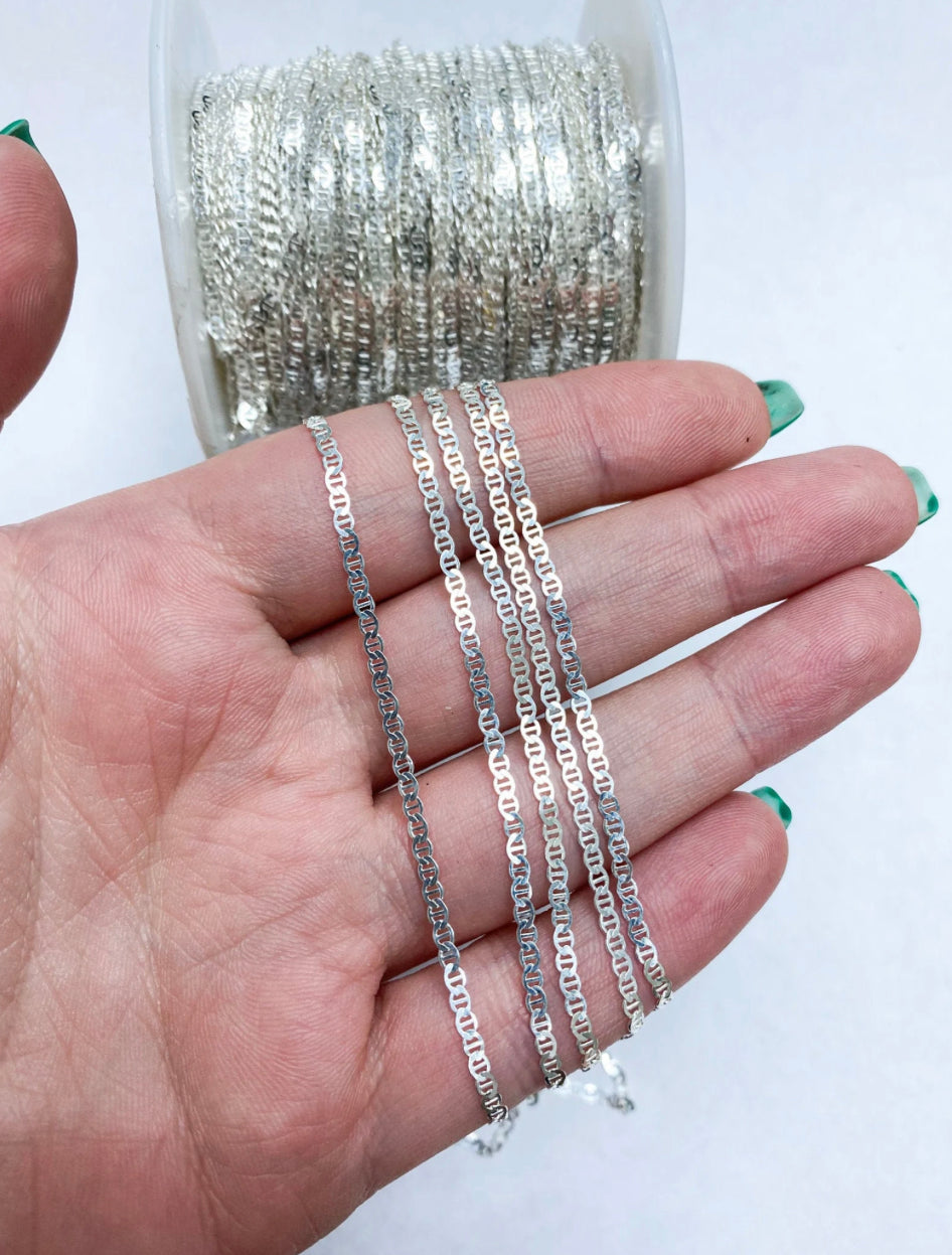 Silver Gucci Mariner Chain