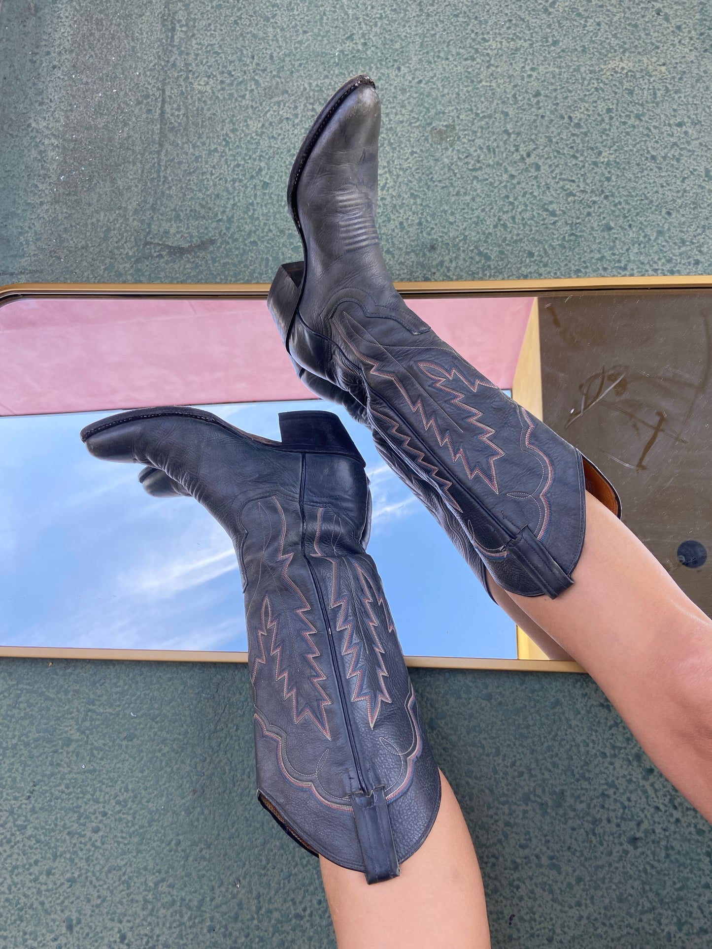 Rainbow Stitch Western Boots | 6.5