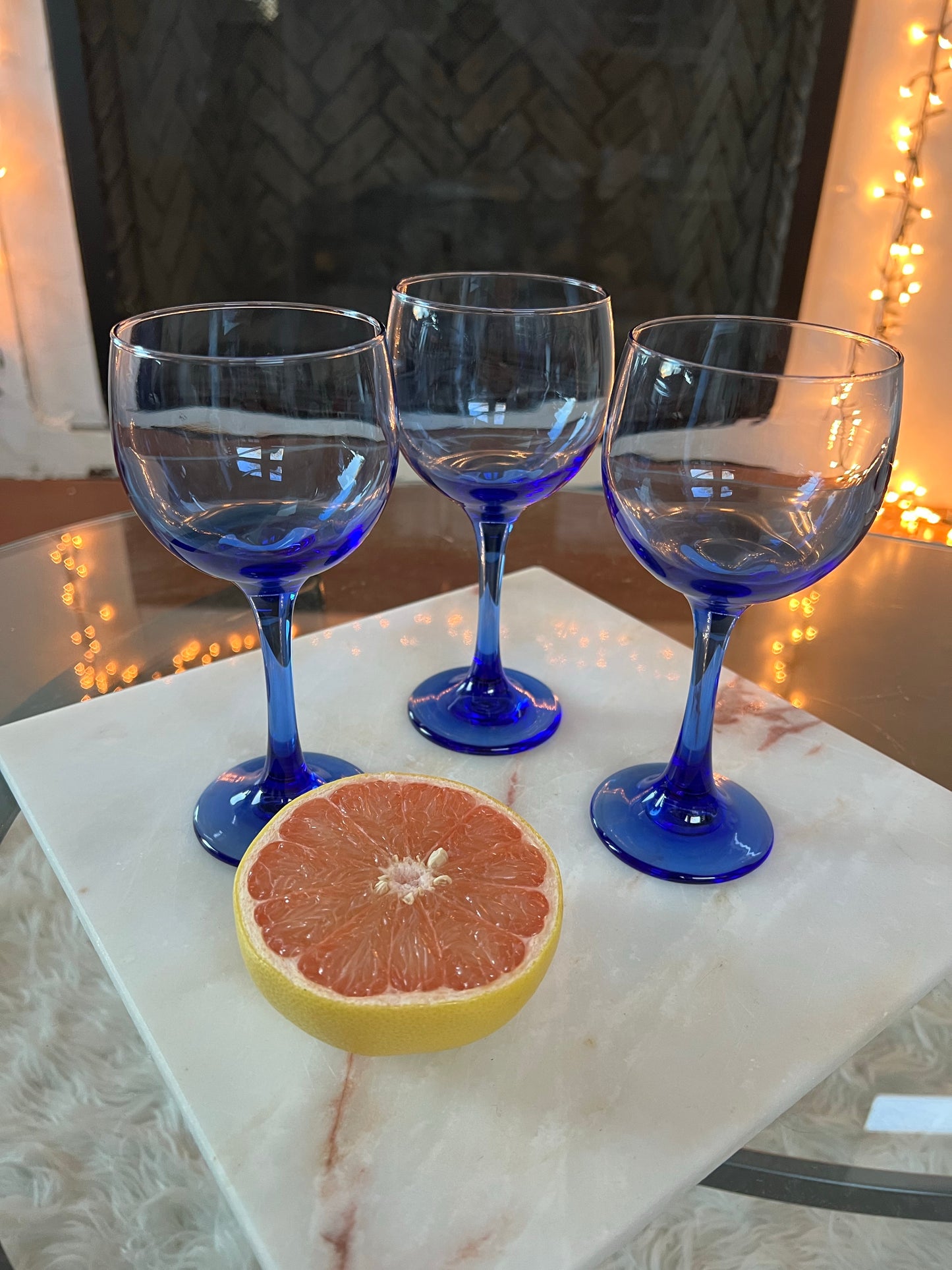 Blueberry Wine Glasses Set