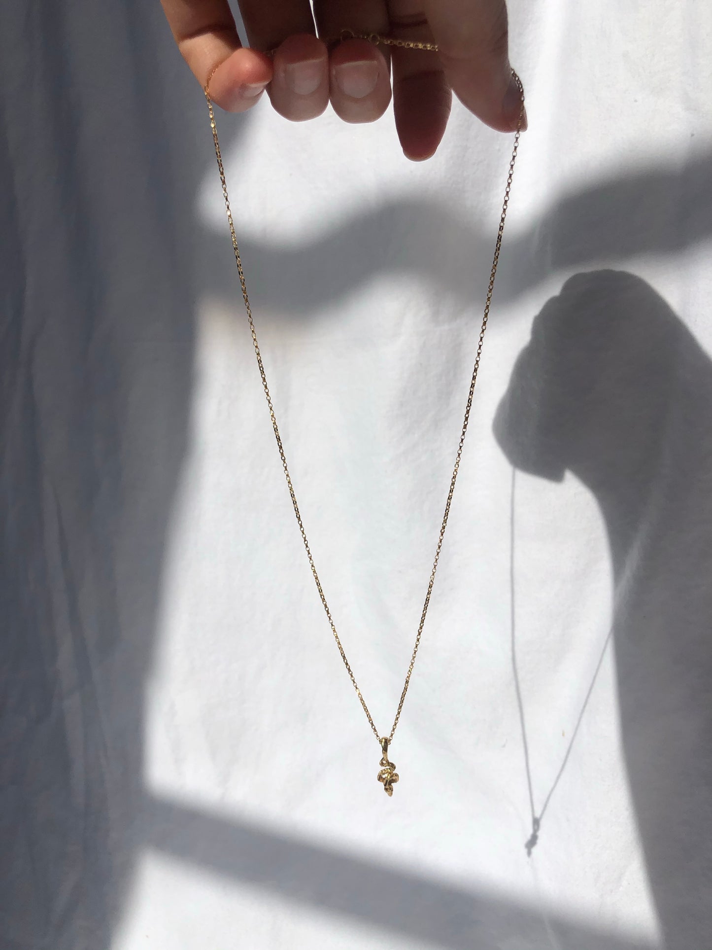 Tiny Snake Pendant *Gold Fill