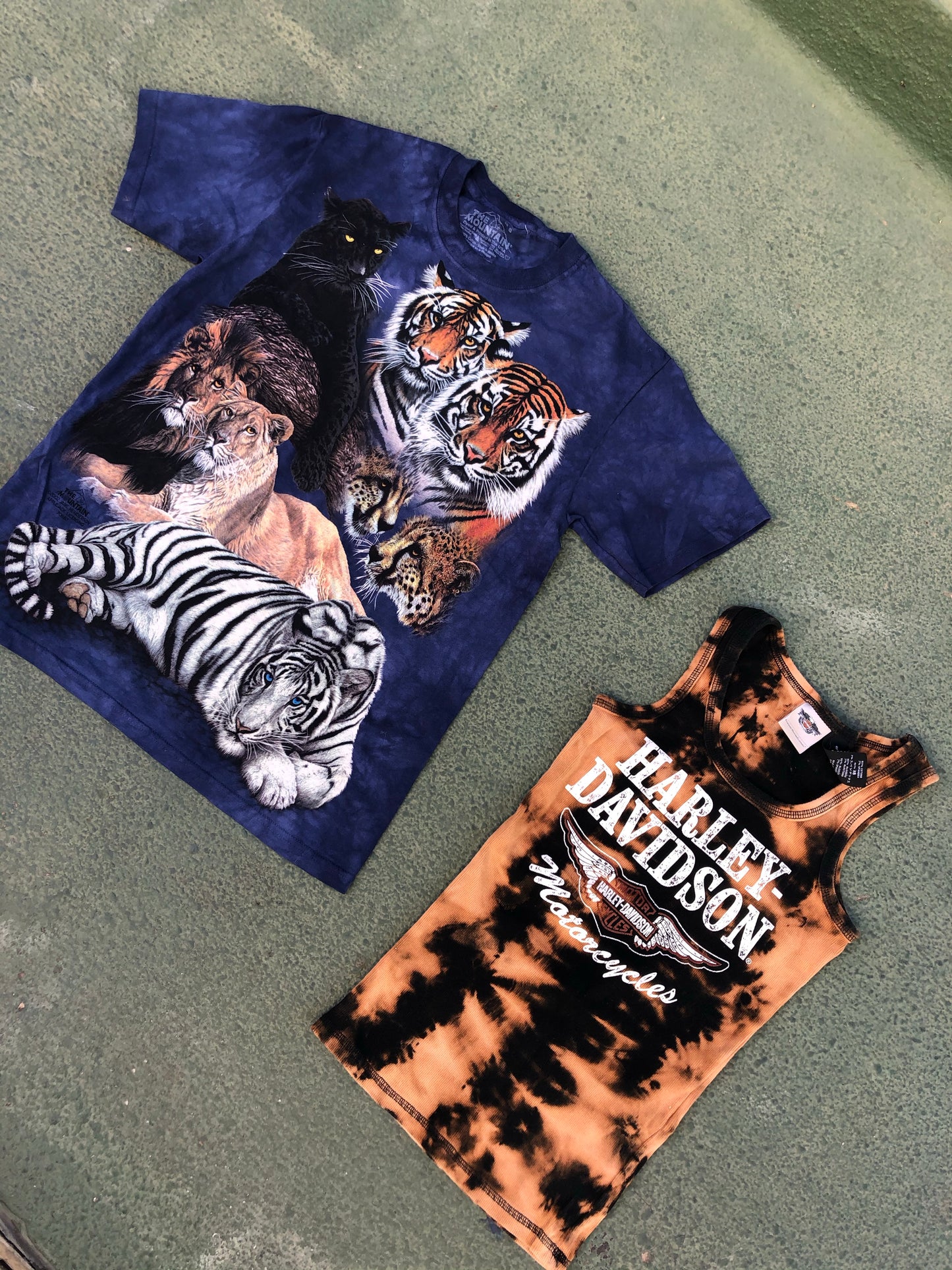Mountain Cats Tee/ Burnout Tank Bundle