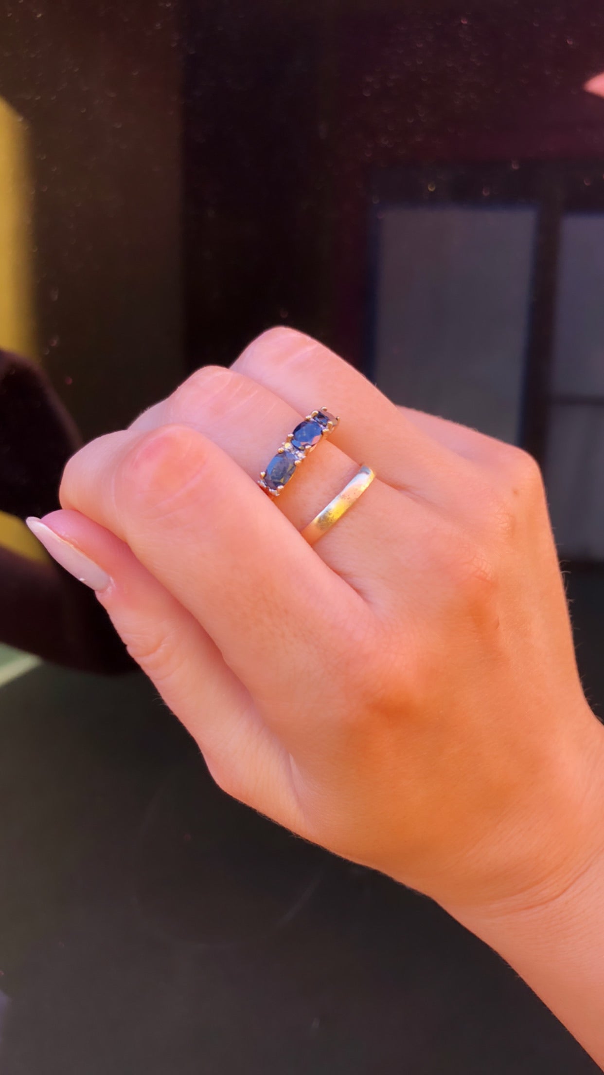 Gold Filled Saphire Ring