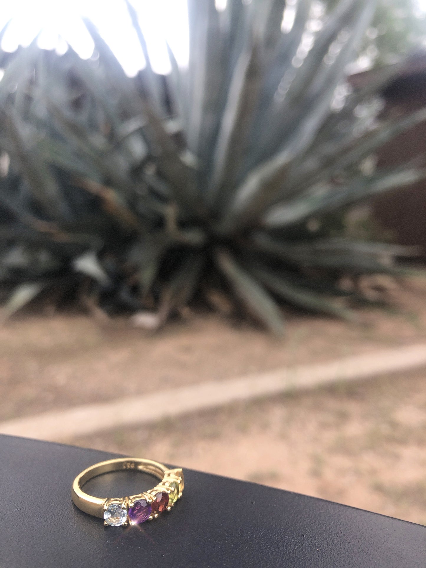 Rainbow Gem Ring