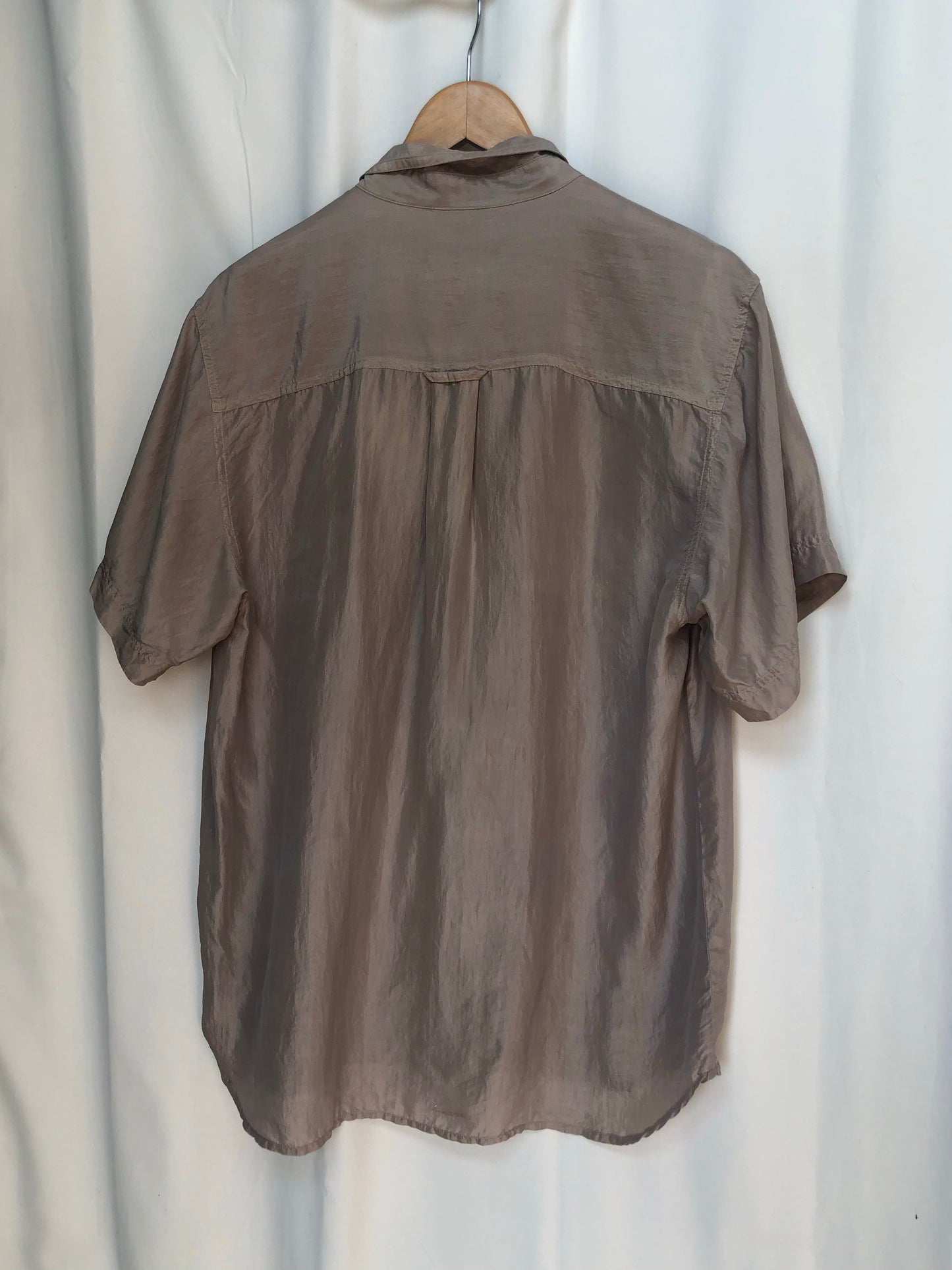 Silk Taupe Shirt