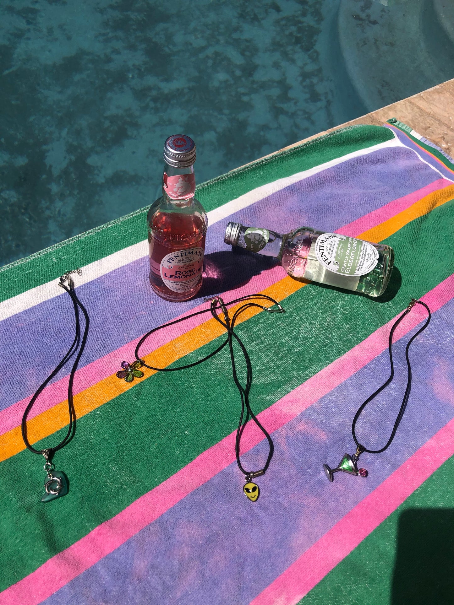 Far Out Cord Charm Necklaces