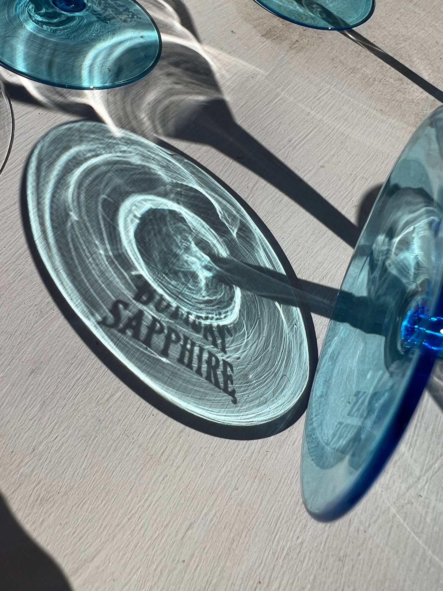 Bombay Blue Stem Martini Set