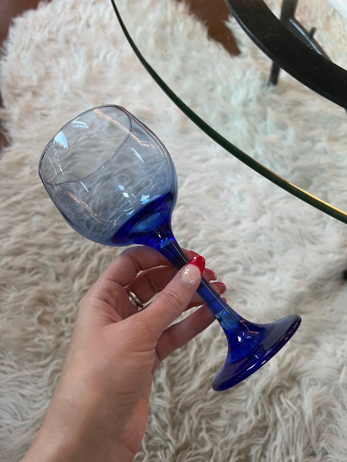 Blueberry Wine Glasses Set