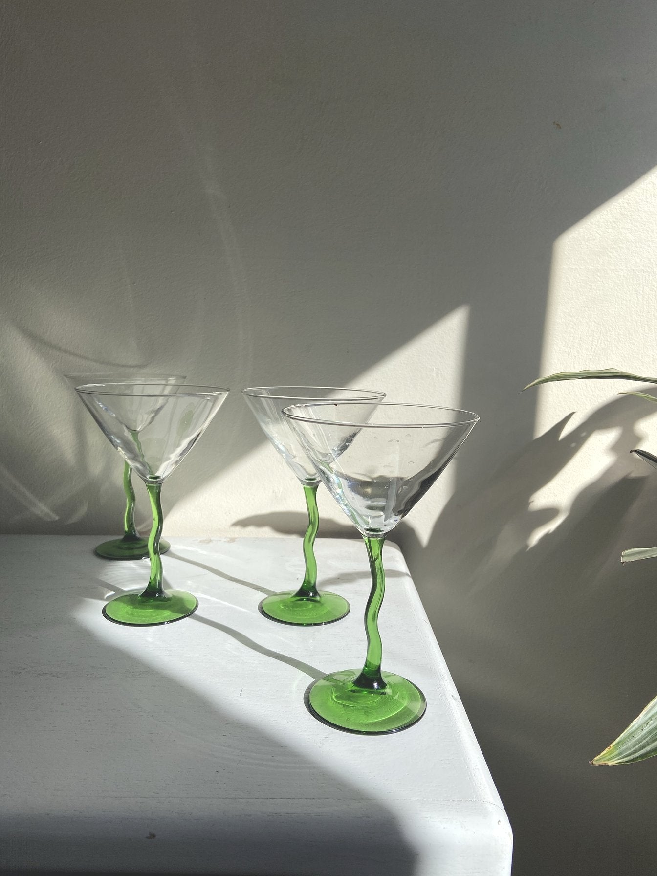 Trippy Stems Martini Set
