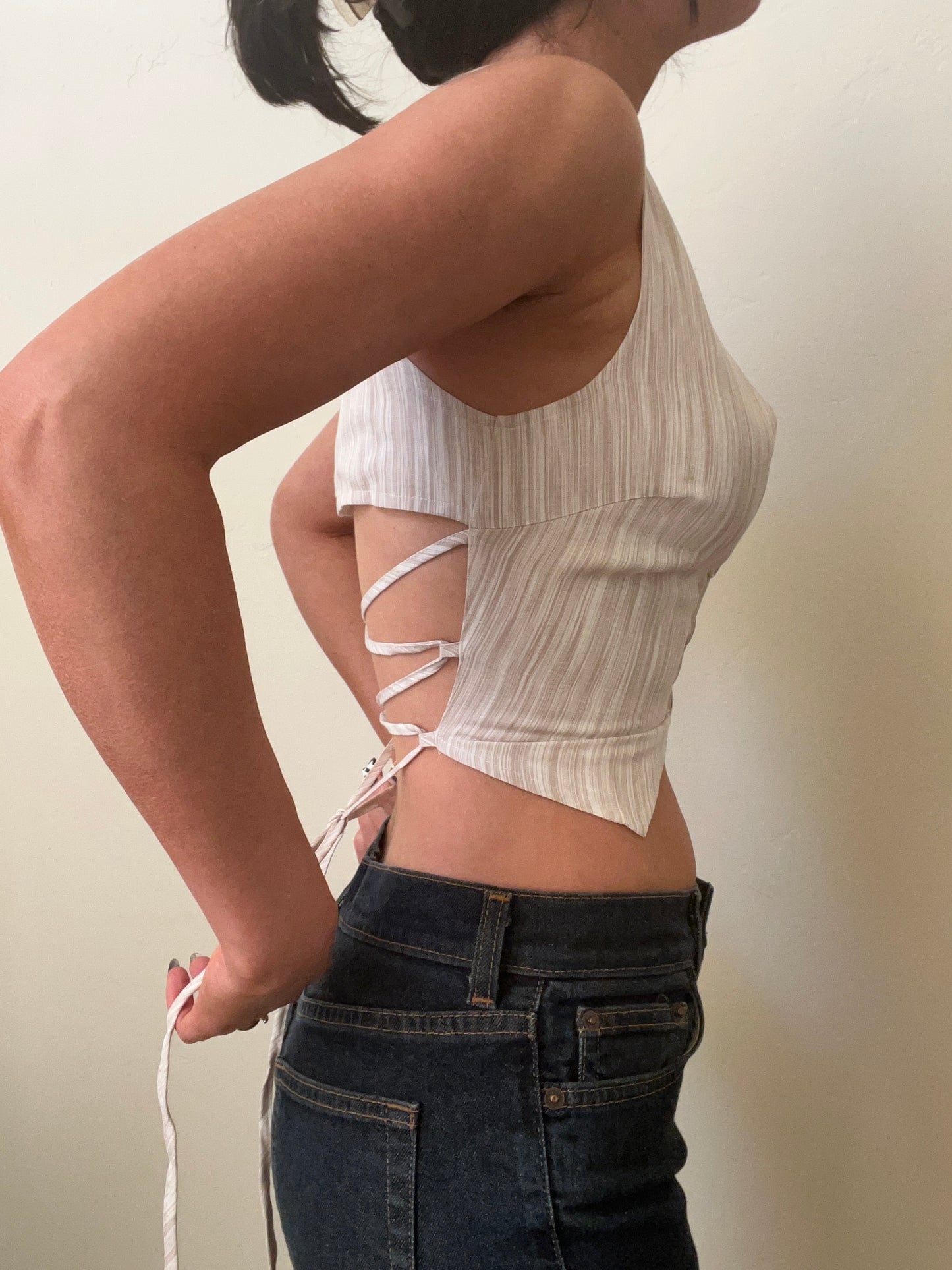 Lace Up Judy Top