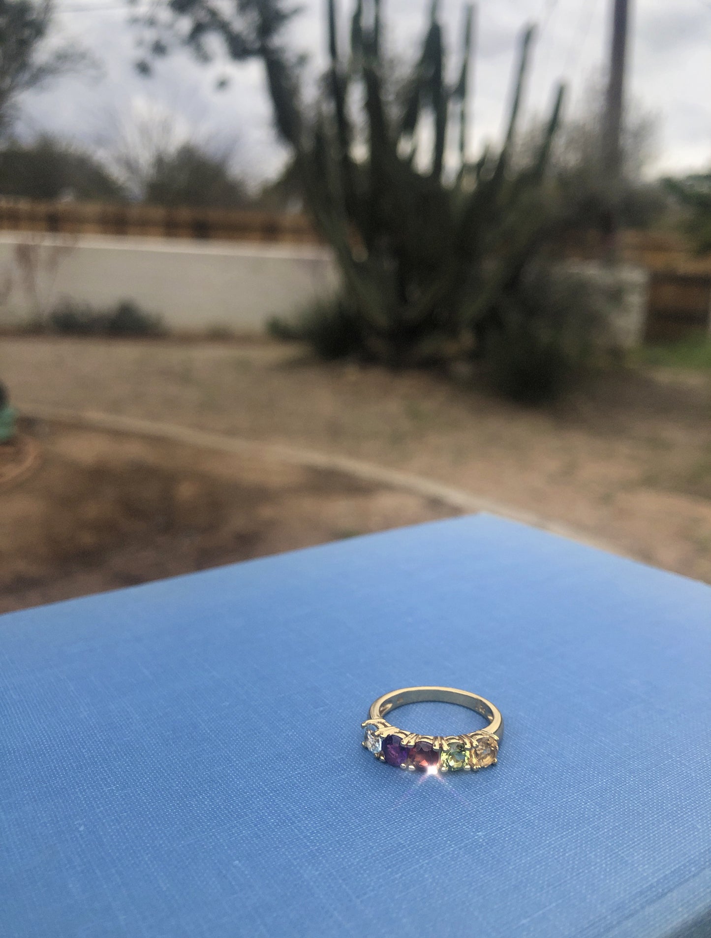 Rainbow Gem Ring