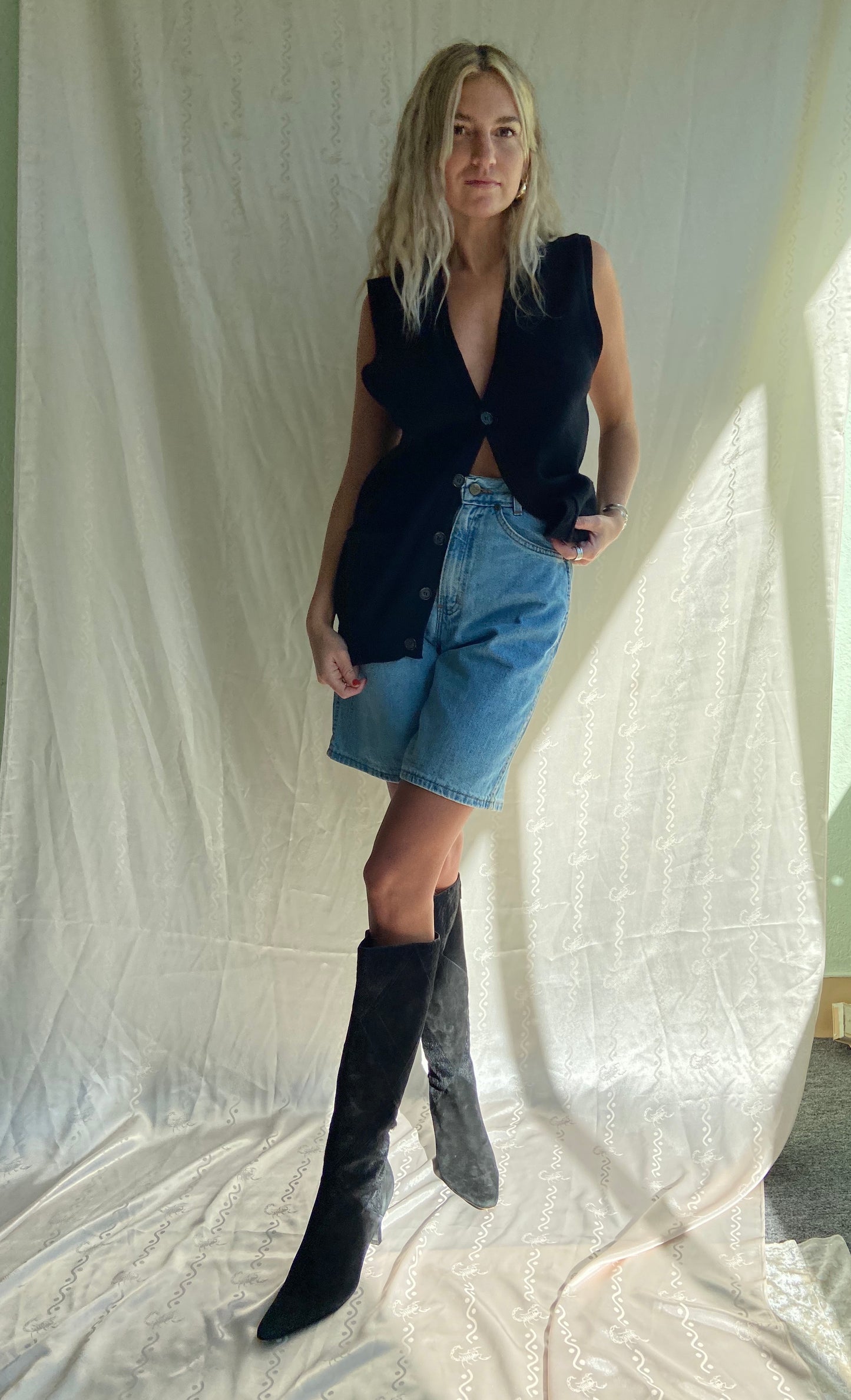 Checkered Past Suede Boots 8