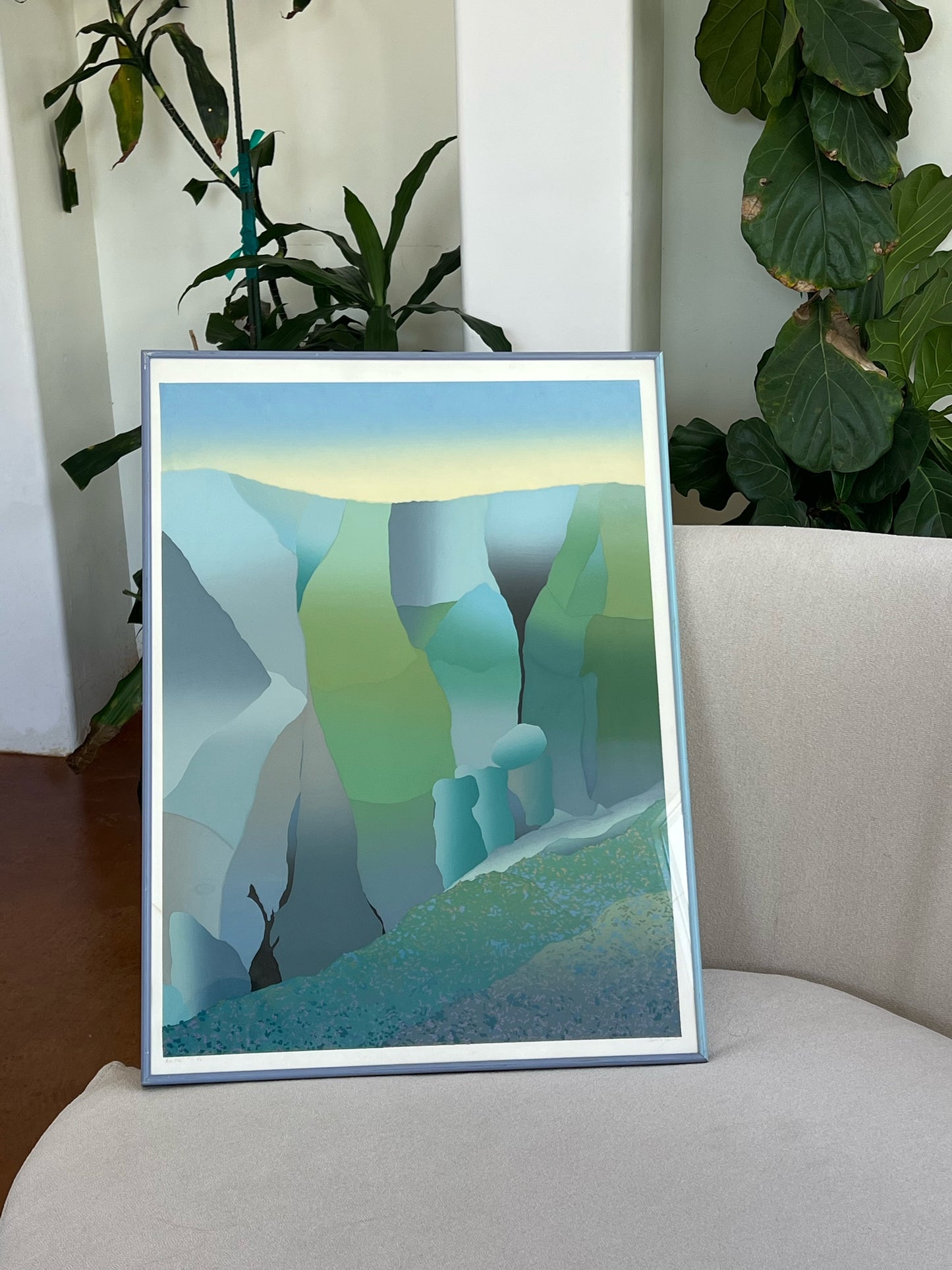 Palisades Abstract Print