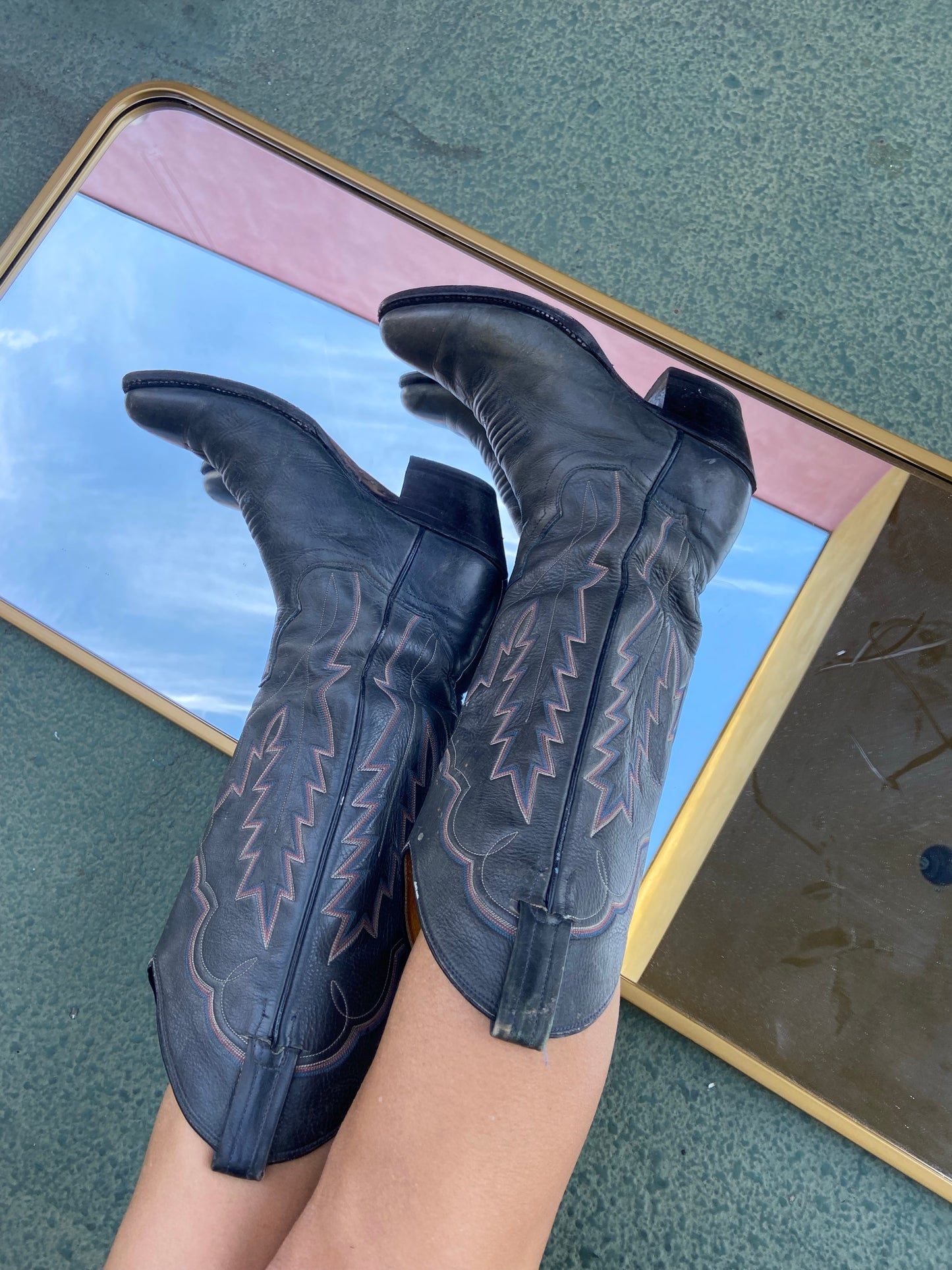 Rainbow Stitch Western Boots | 6.5