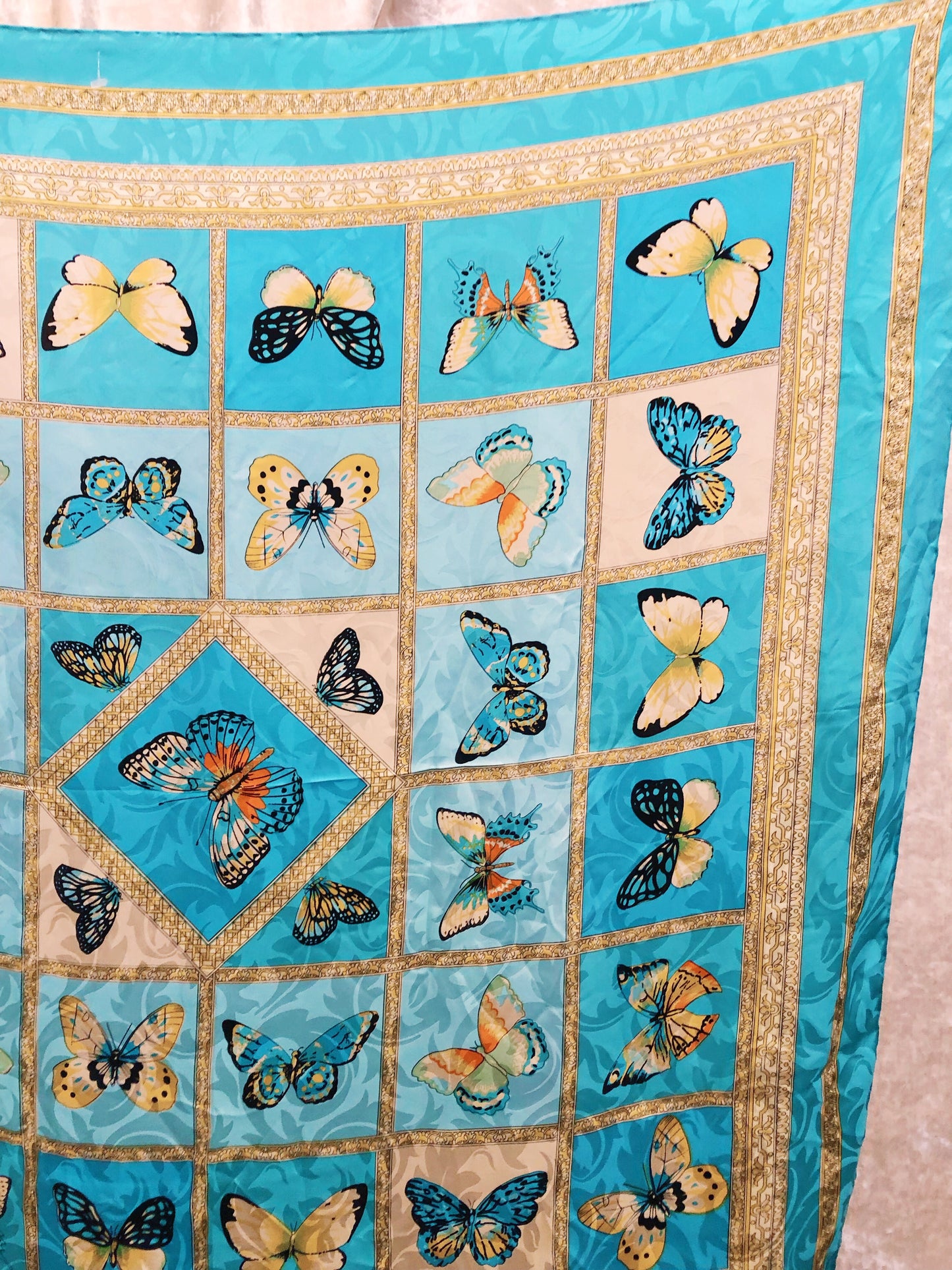 You give me Butterflies silk tapestry