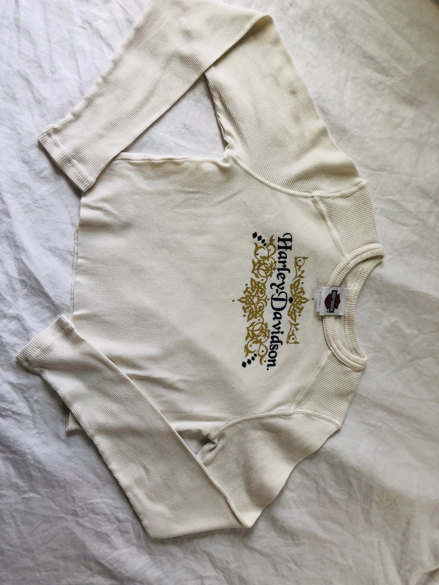 Harley Davidson Long Sleeve Crop