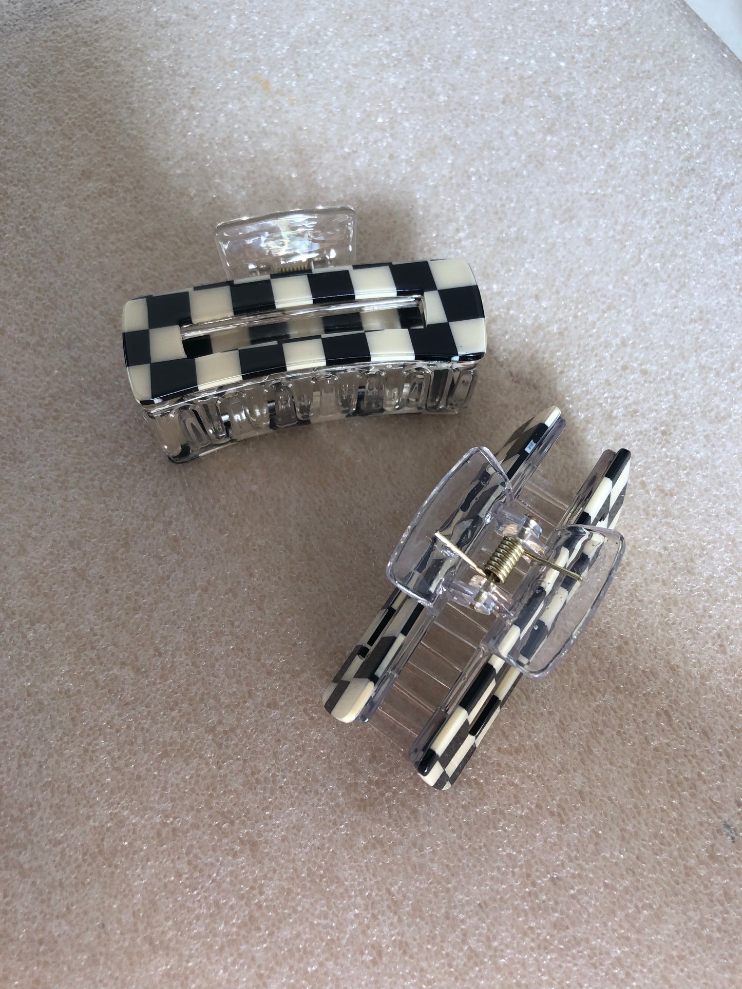 Checker Hair Clip