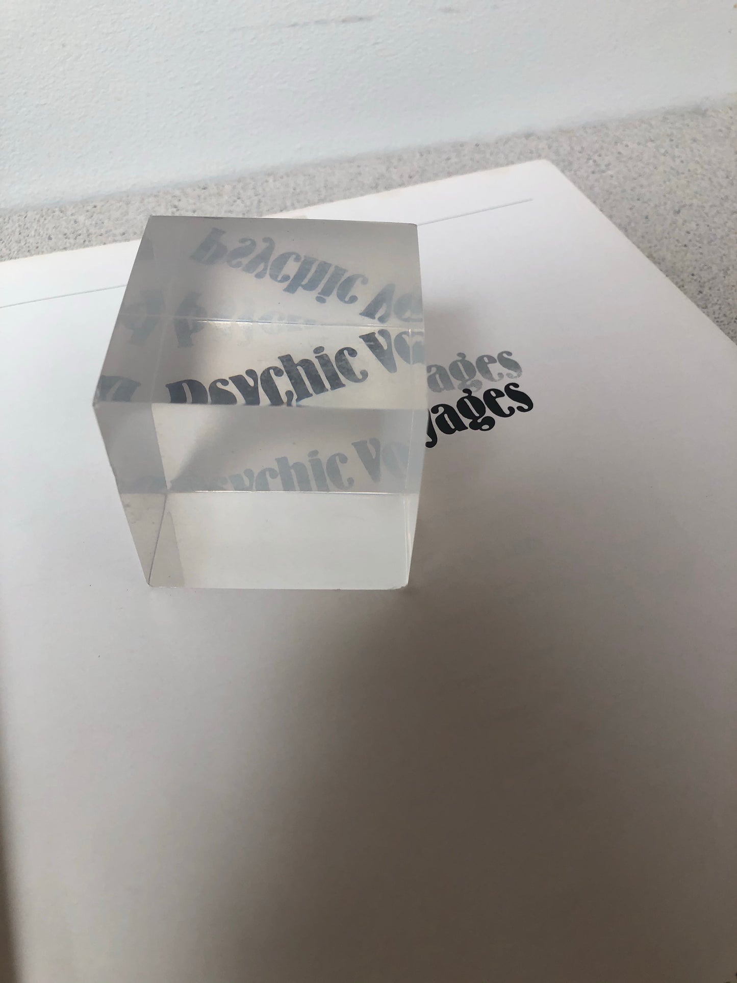 Acrylic Cube Paperweight