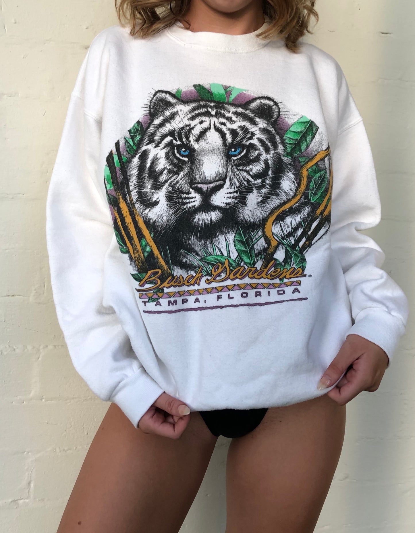 White Tiger Sweater