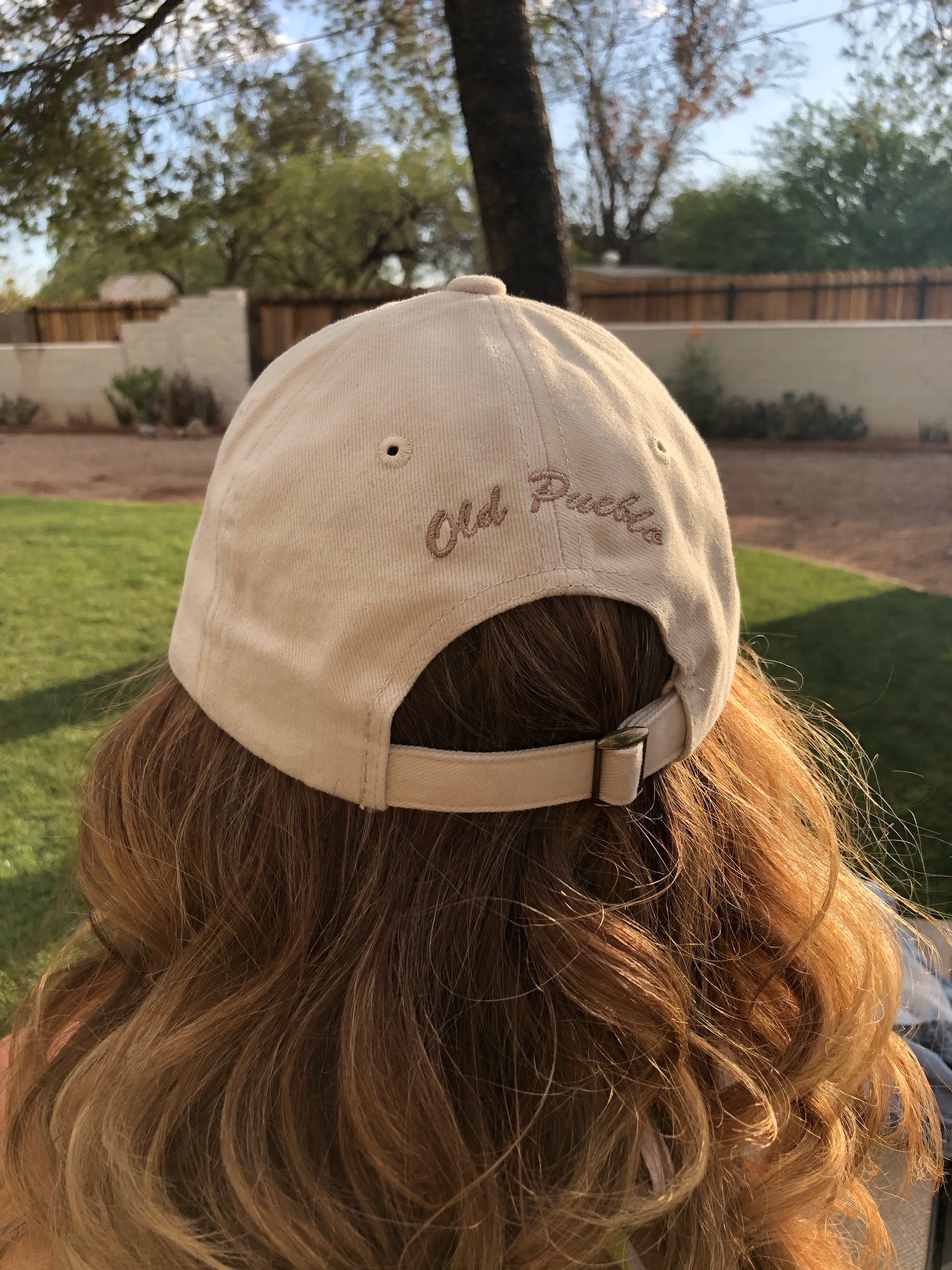Beige Cactus Dad Hat