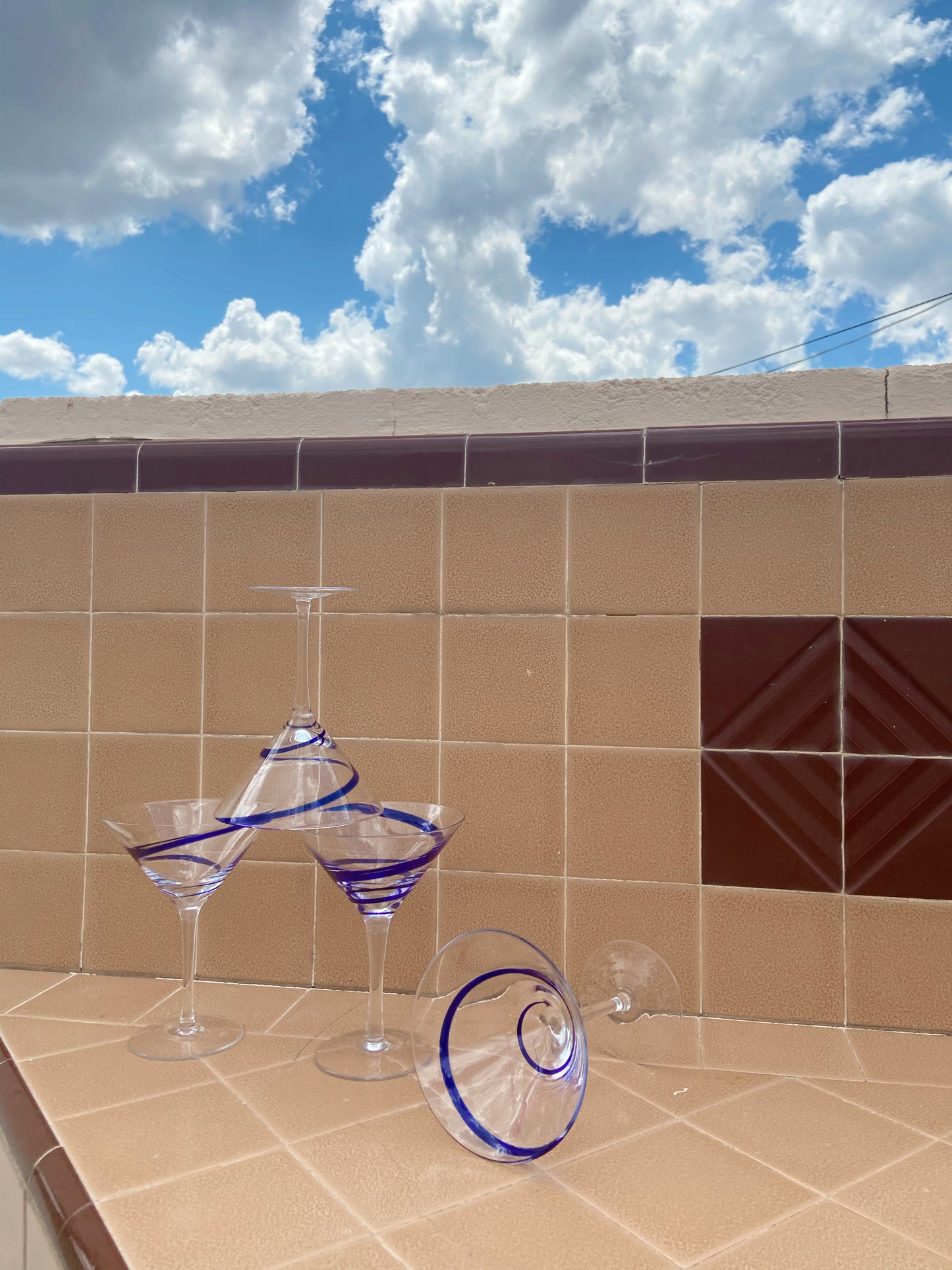 Swirl Martini Set of 4