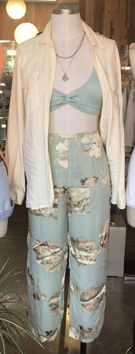 Silk Juniper Pants