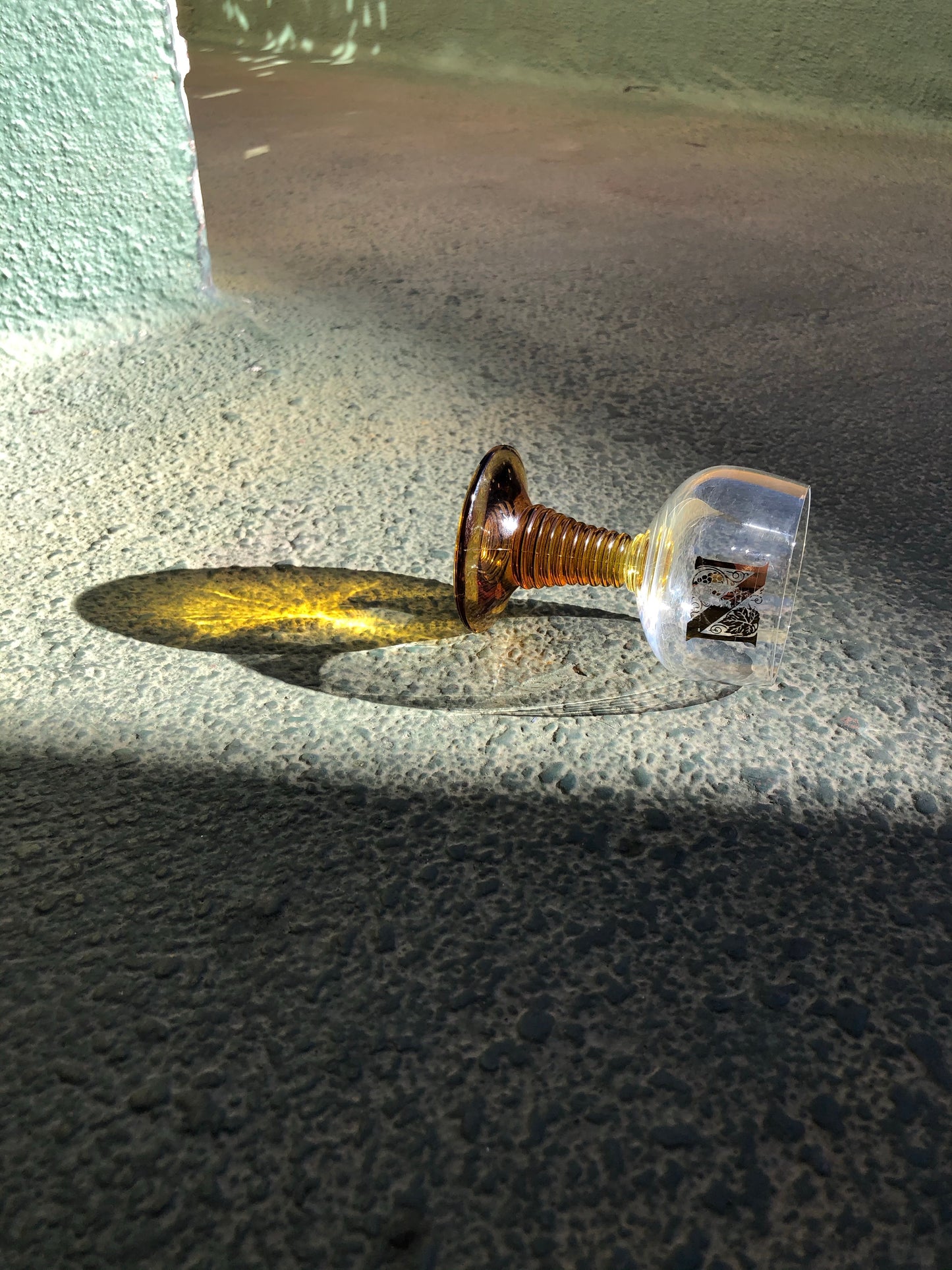“N” Cocktail Glass