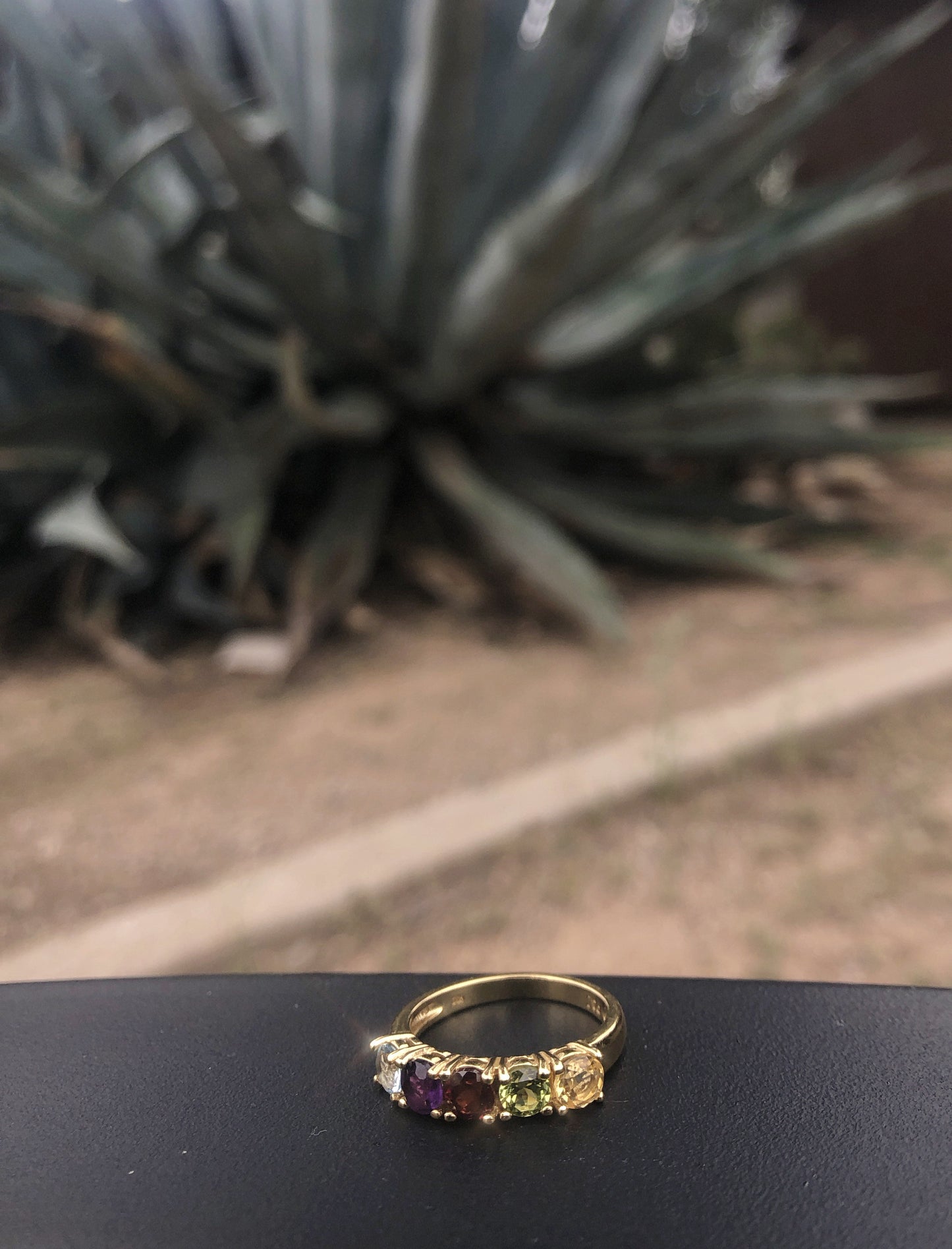Rainbow Gem Ring