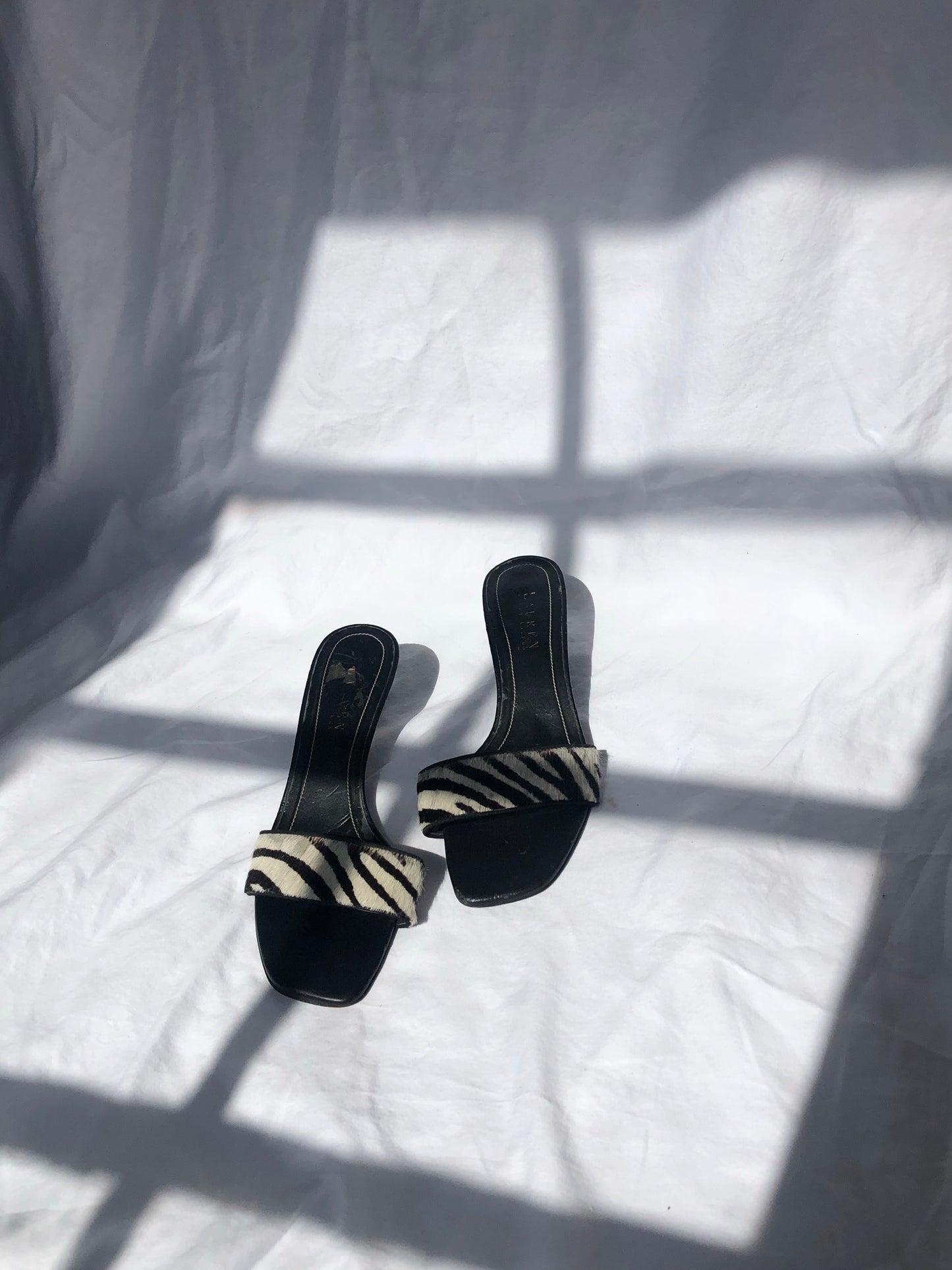 Zebra Sandals
