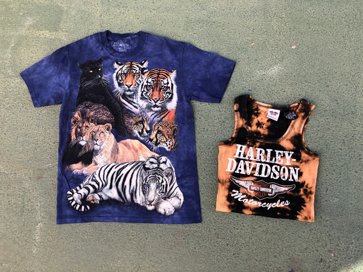 Mountain Cats Tee/ Burnout Tank Bundle