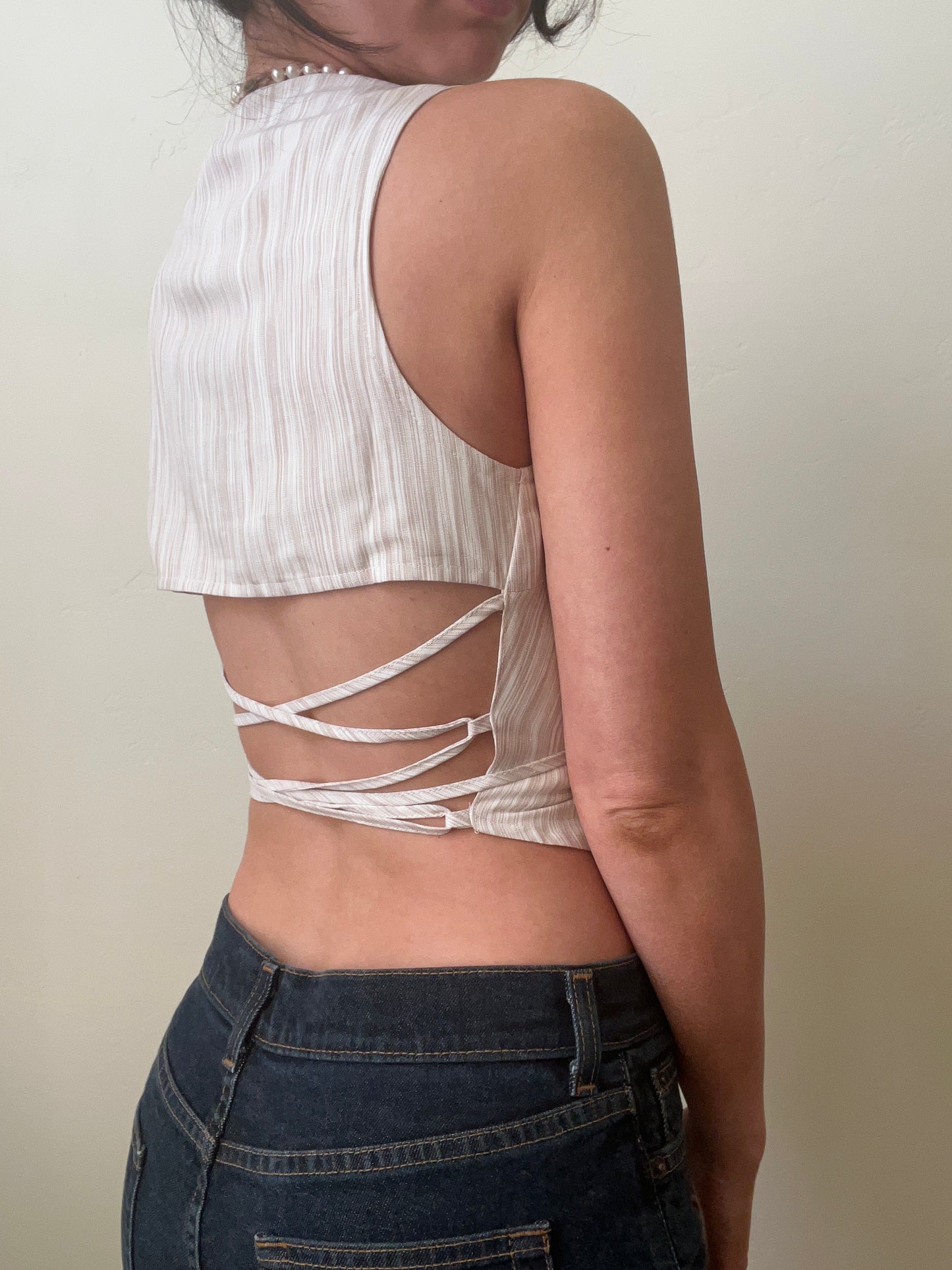 Lace Up Judy Top