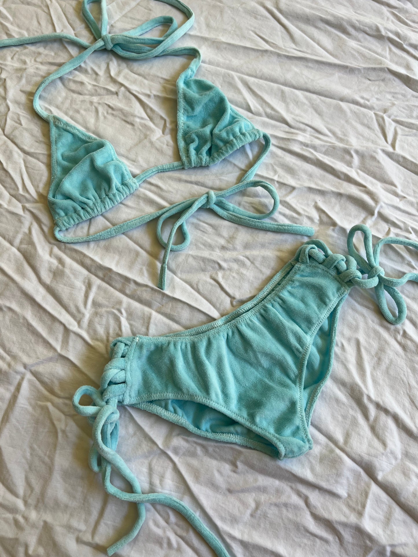 Vintage Y2K Terry Cloth Bikini
