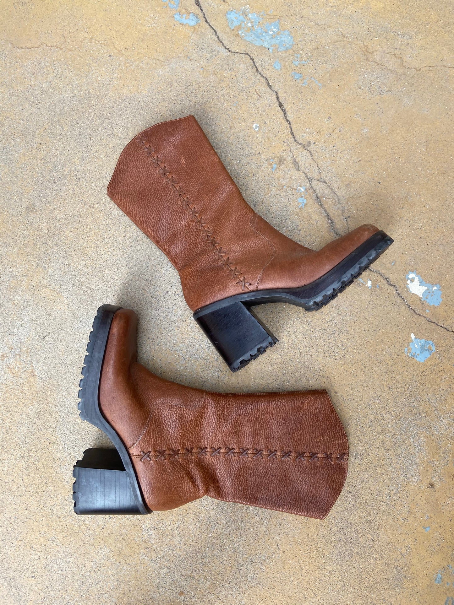 Sunflower Cognac Boots | 8.5