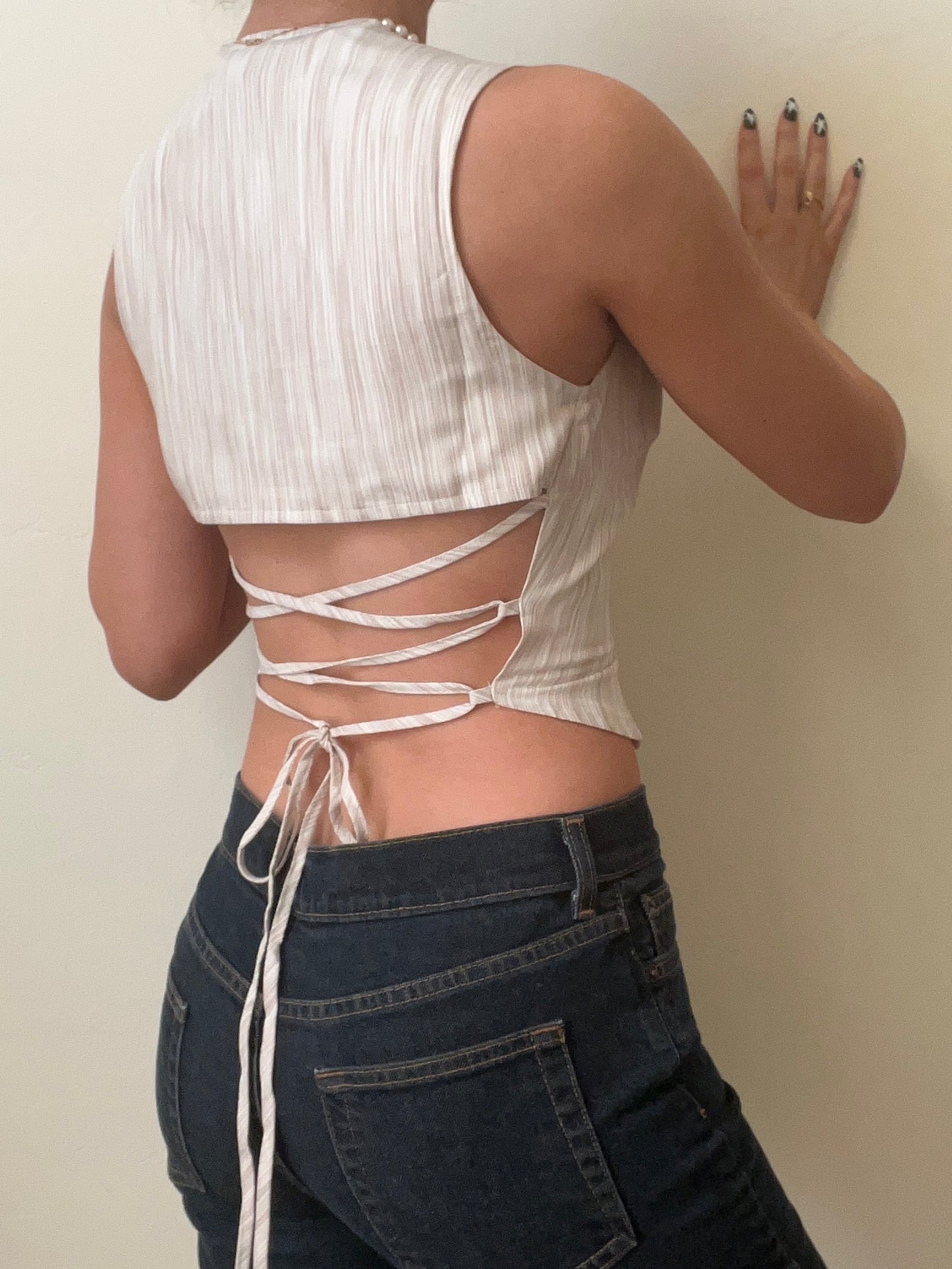 Lace Up Judy Top