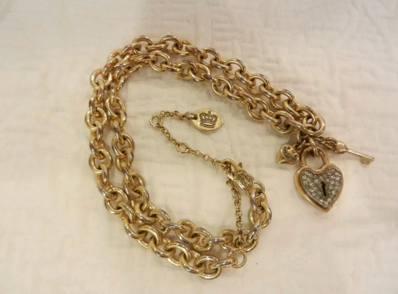 Juicy Heart Lock Necklace