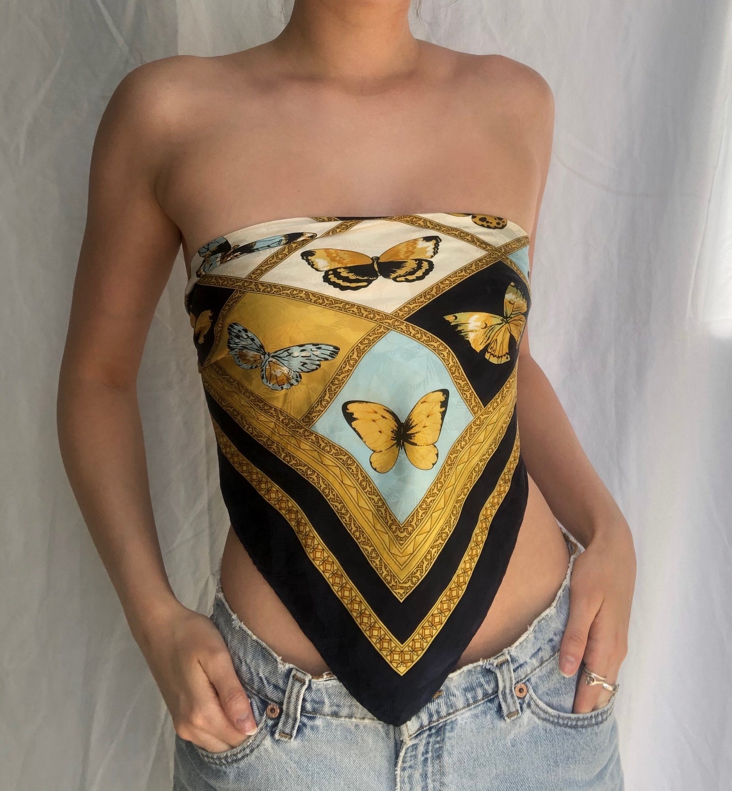 Silk Butterfly Tapestry