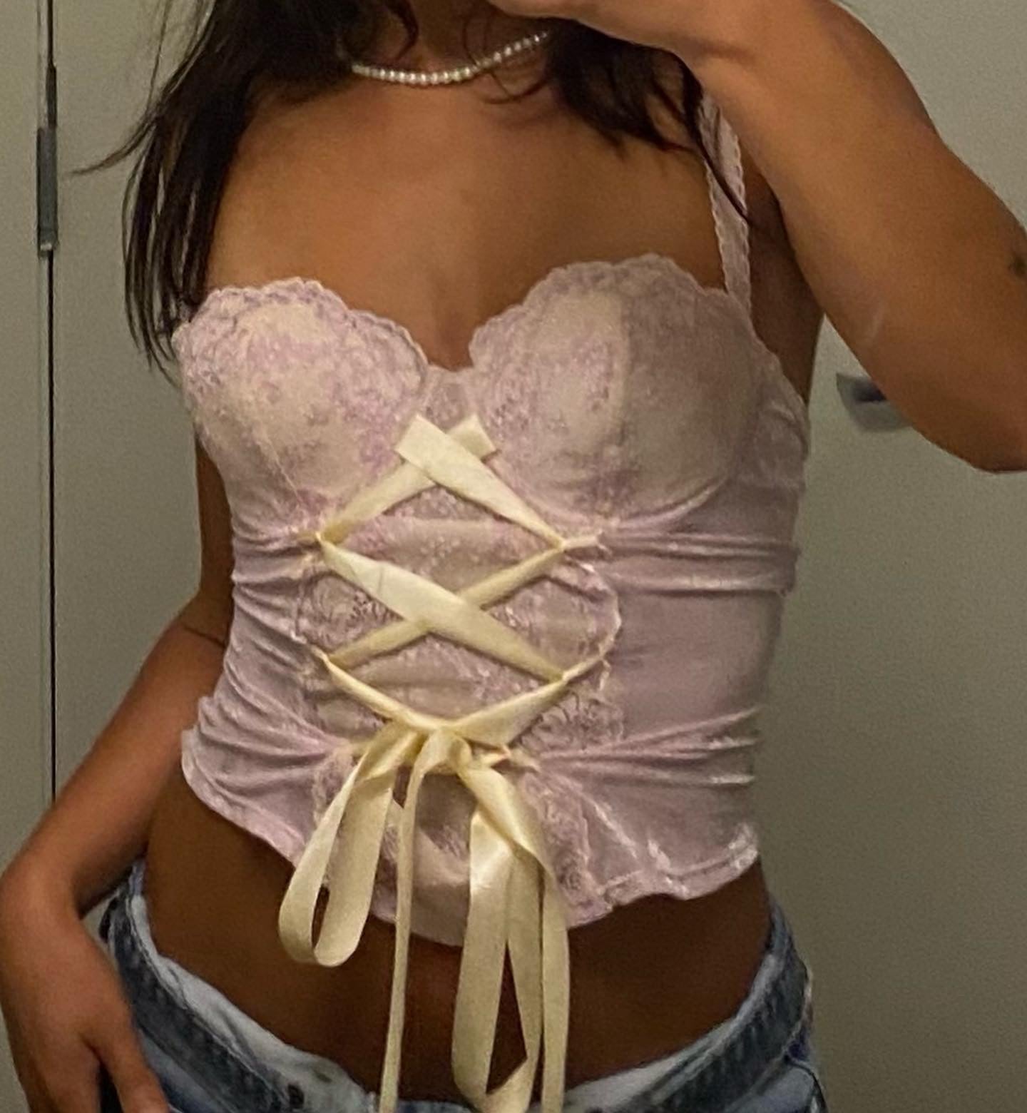 Sweet Ties Vintage Bodice