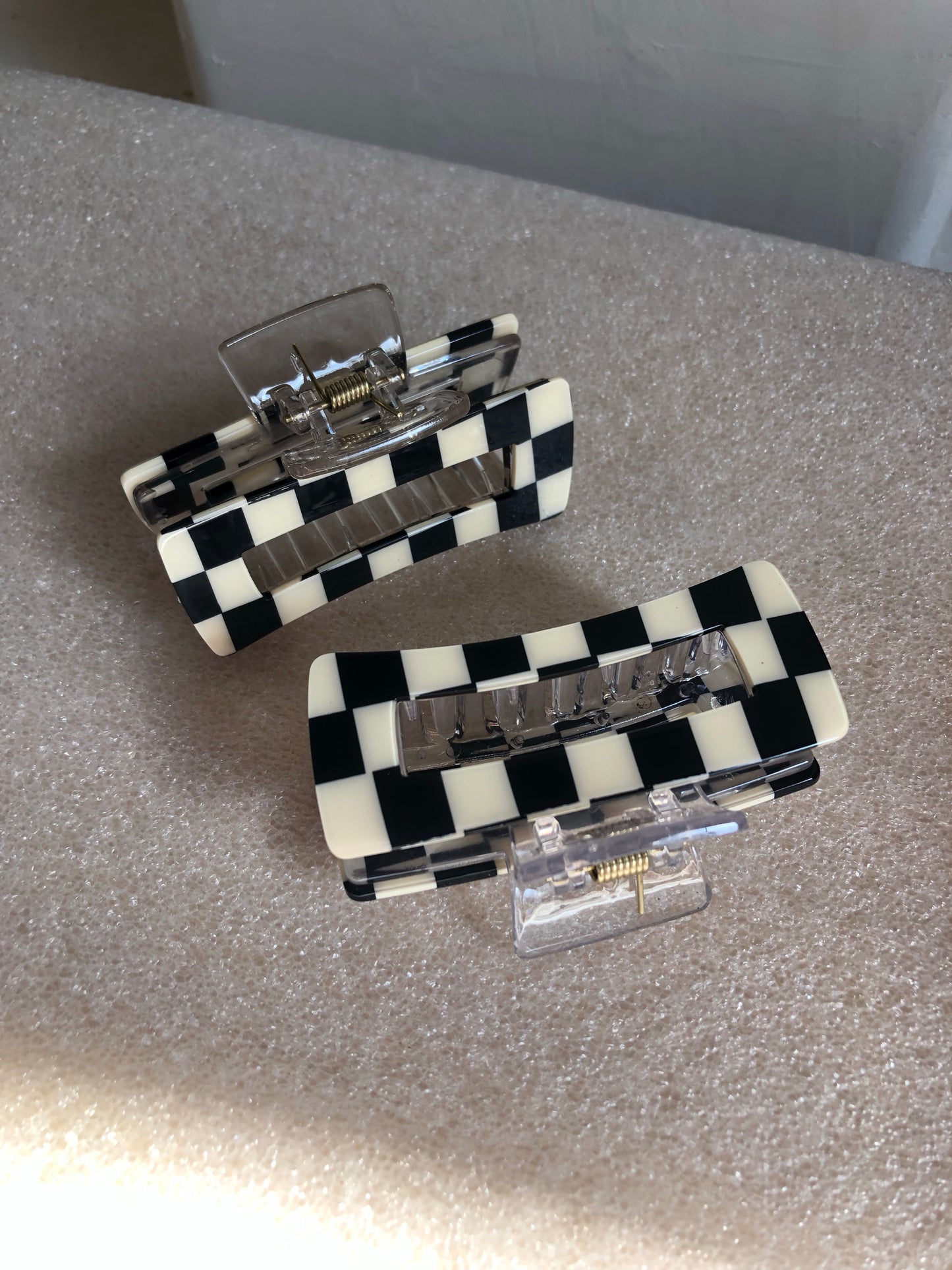 Checker Hair Clip