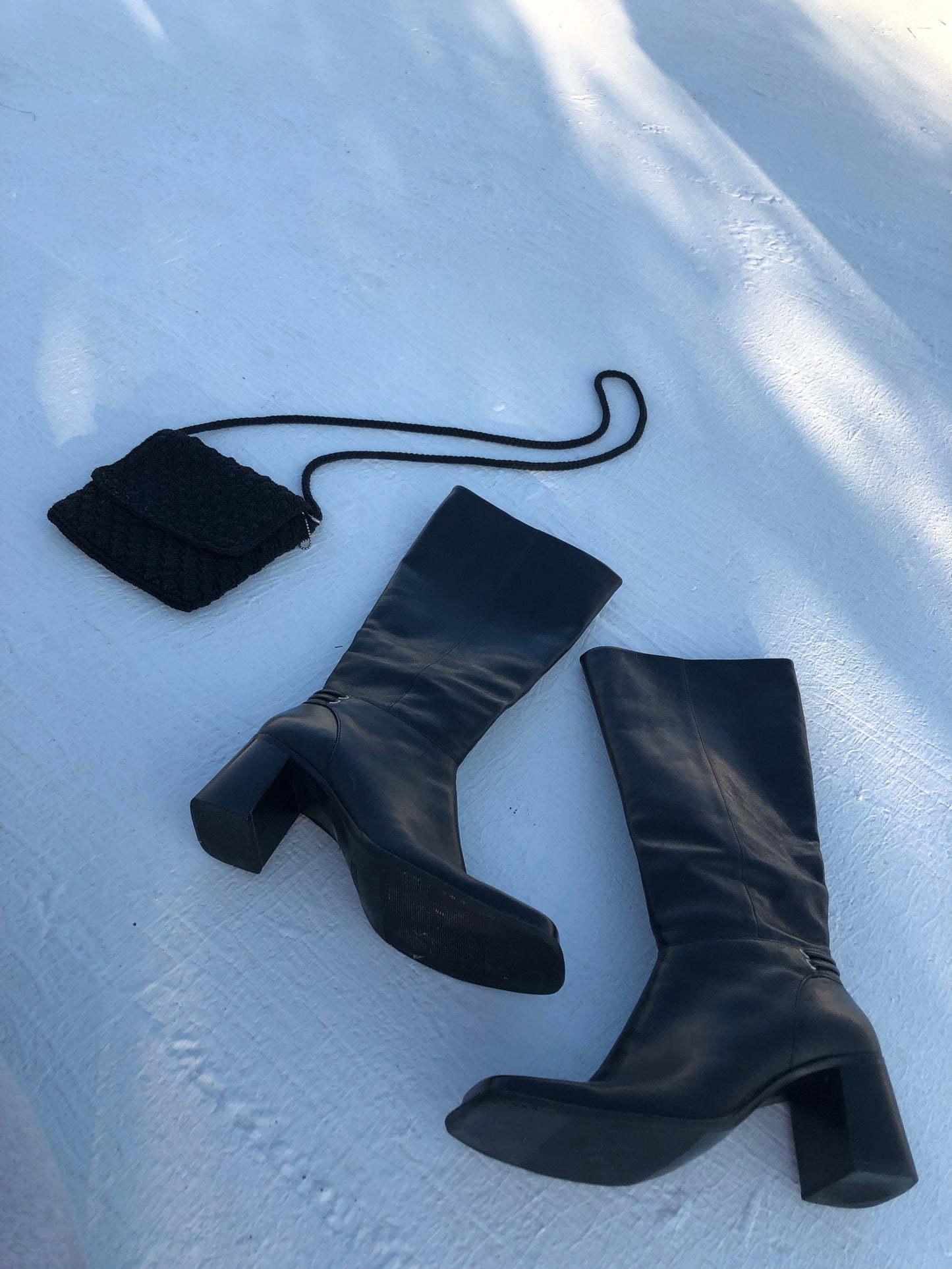 Y2K Crochet Purse | Black