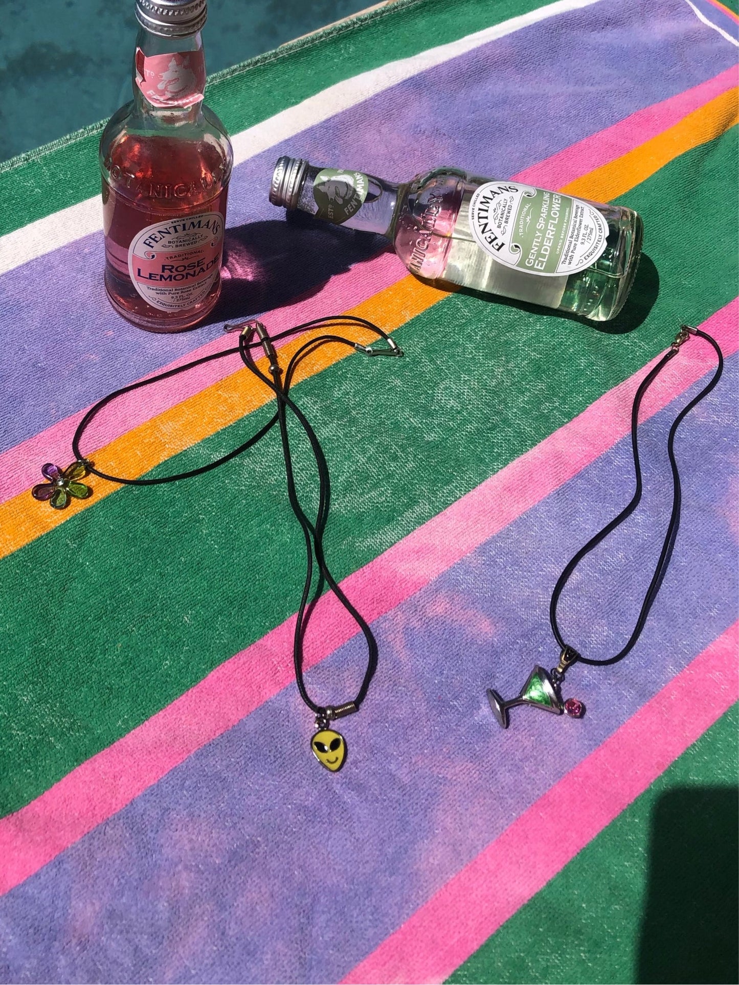 Far Out Cord Charm Necklaces