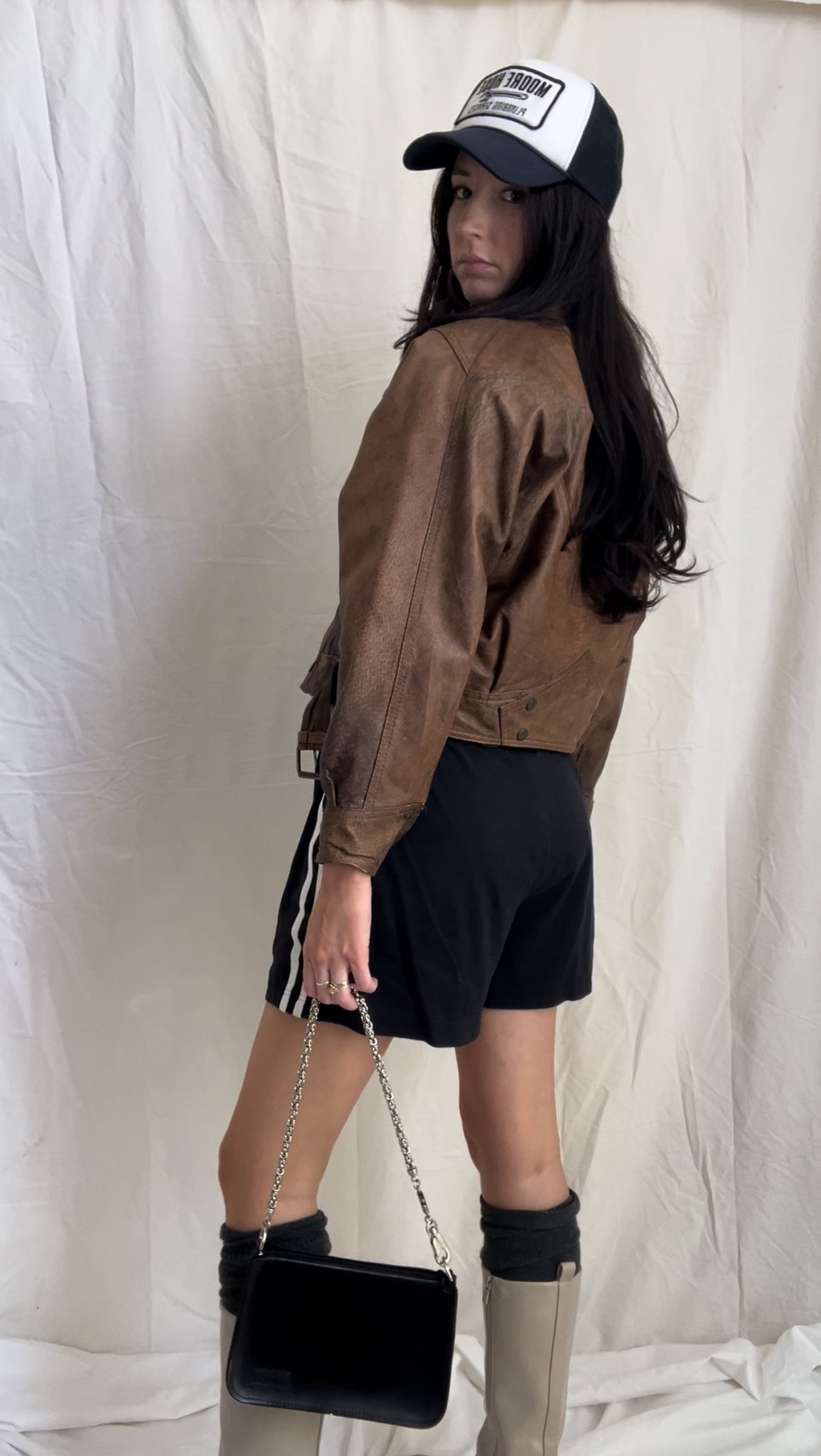 Vintage Brown Leather Robinson’s Jacket