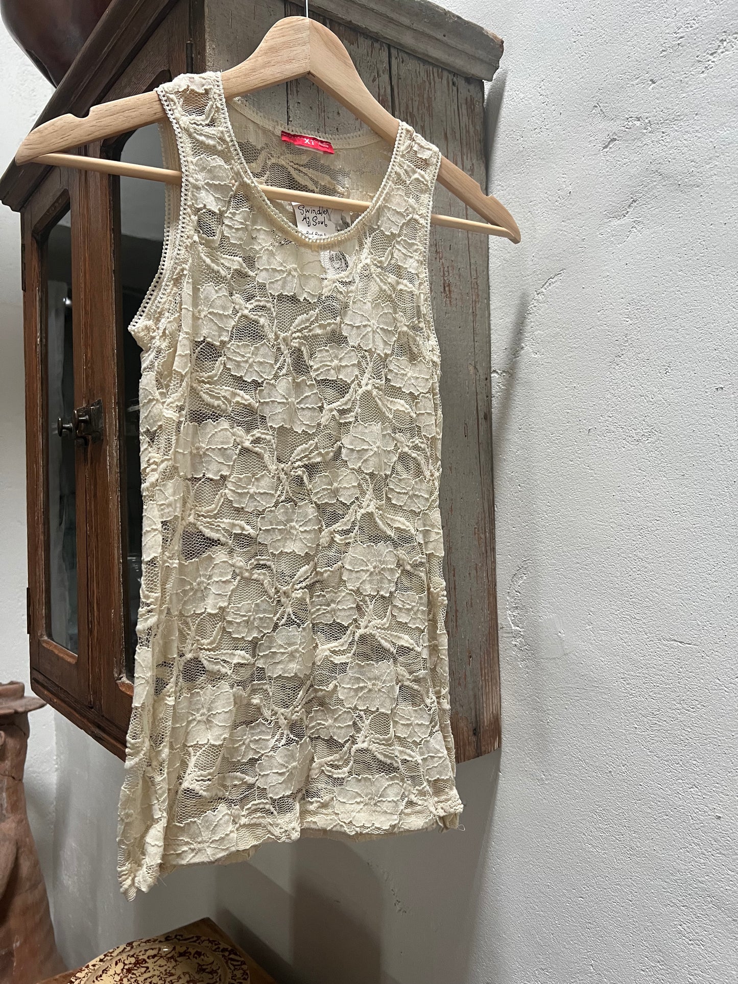 Ivory Lace Tank