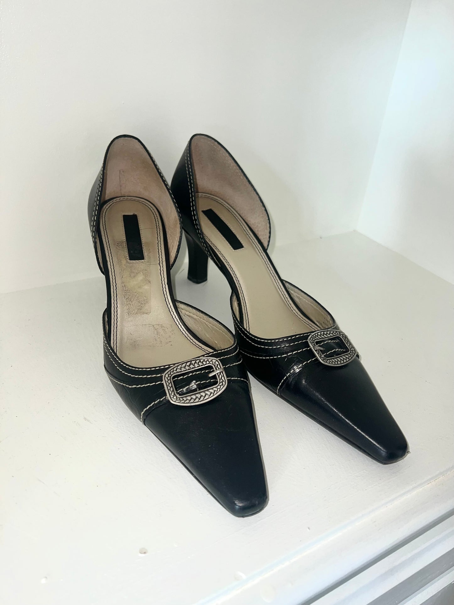 Unisa D’Orsay Buckle Pumps