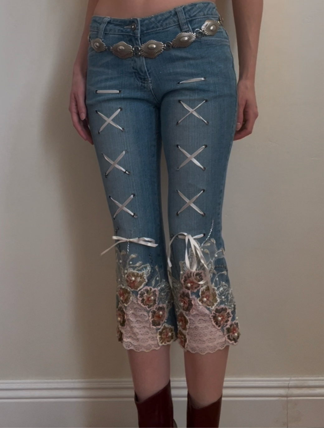 Marie Antoinette Denim Capris