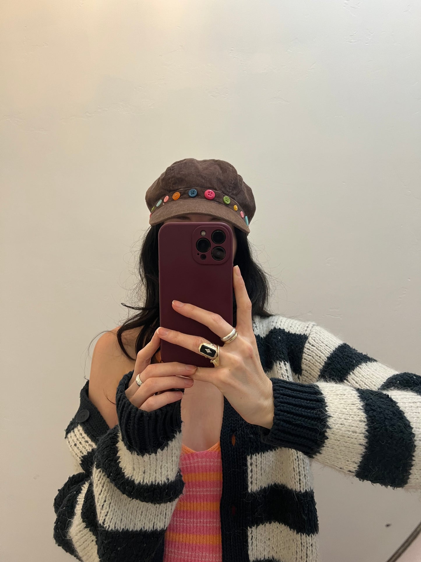 Gilmore Button Hat